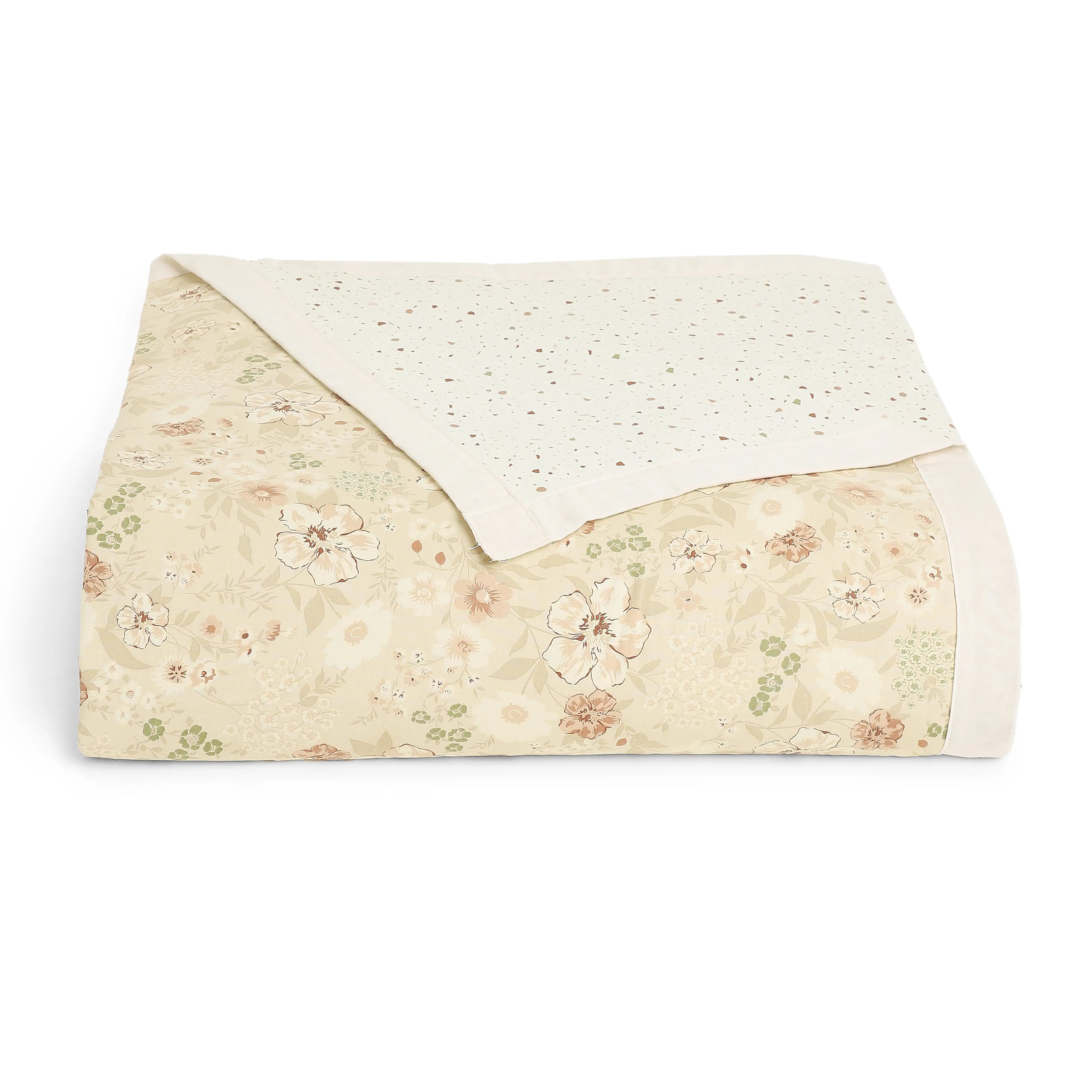 Mishella Printed Cream Bedding Set-1 (Dbl Bedsheet + Dbl Dohar) Cream / Double