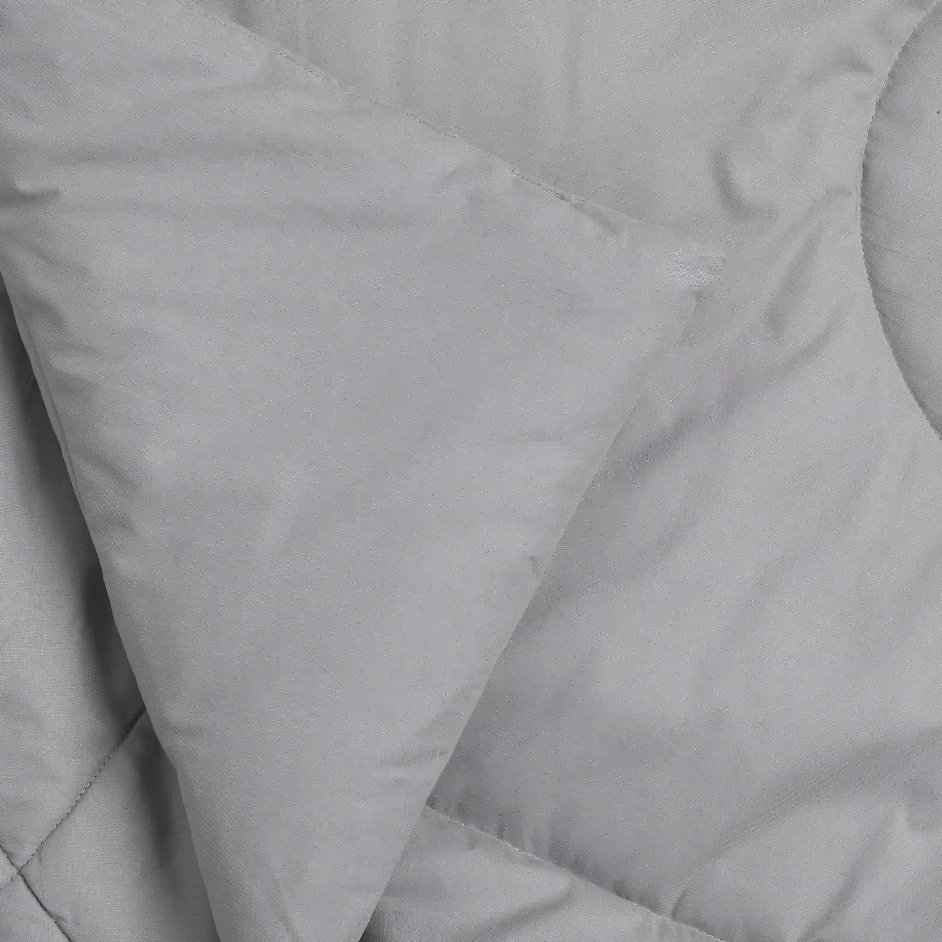 Paleto | Everyday Hues Cotton Solid Dyed 240GSM Comforter for Extra Warmth-Grey Grey / Double