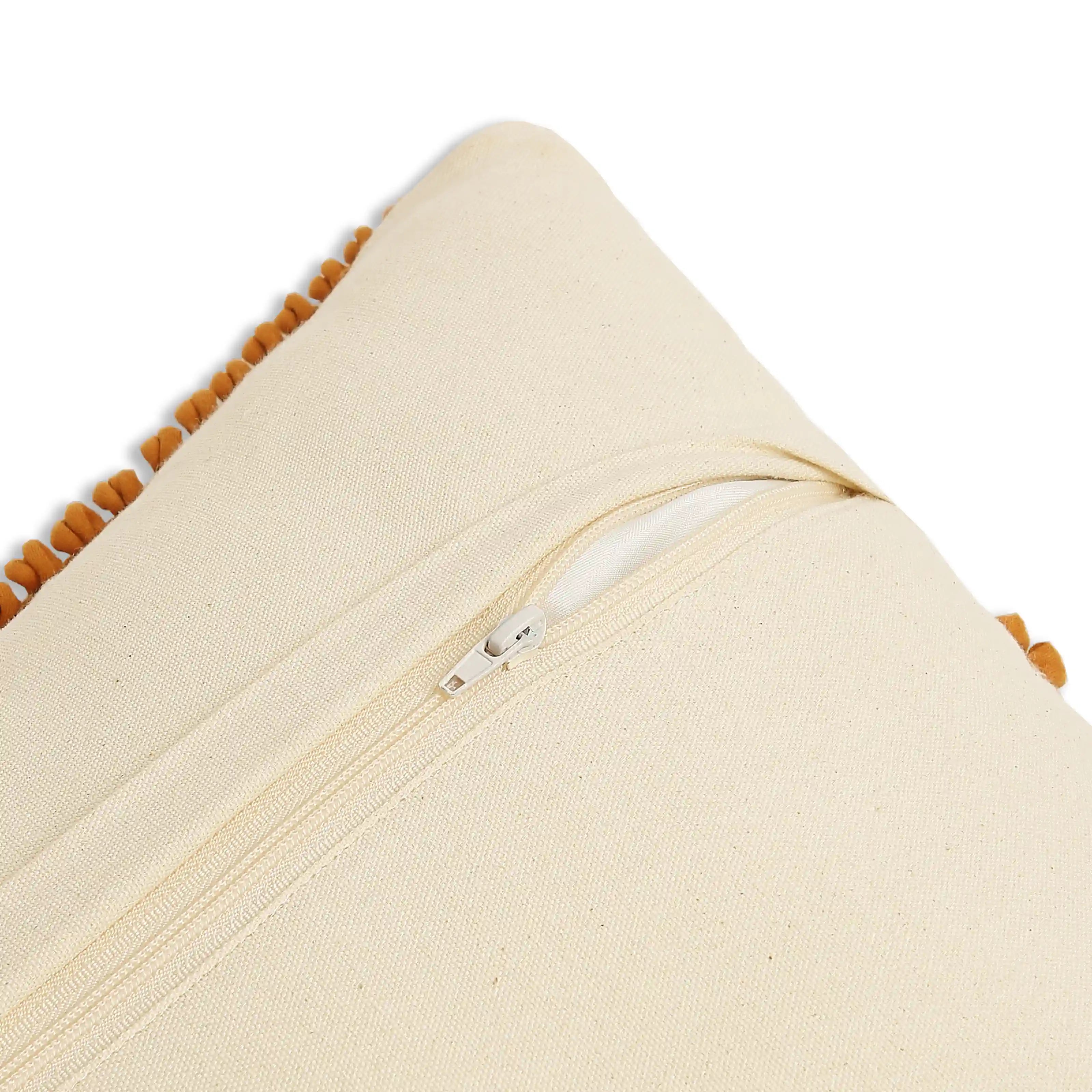 Espricia 100% Cotton Cushion Cover | Boho Soul Fiery Rust / Cushion Cover (51cm x 51cm)
