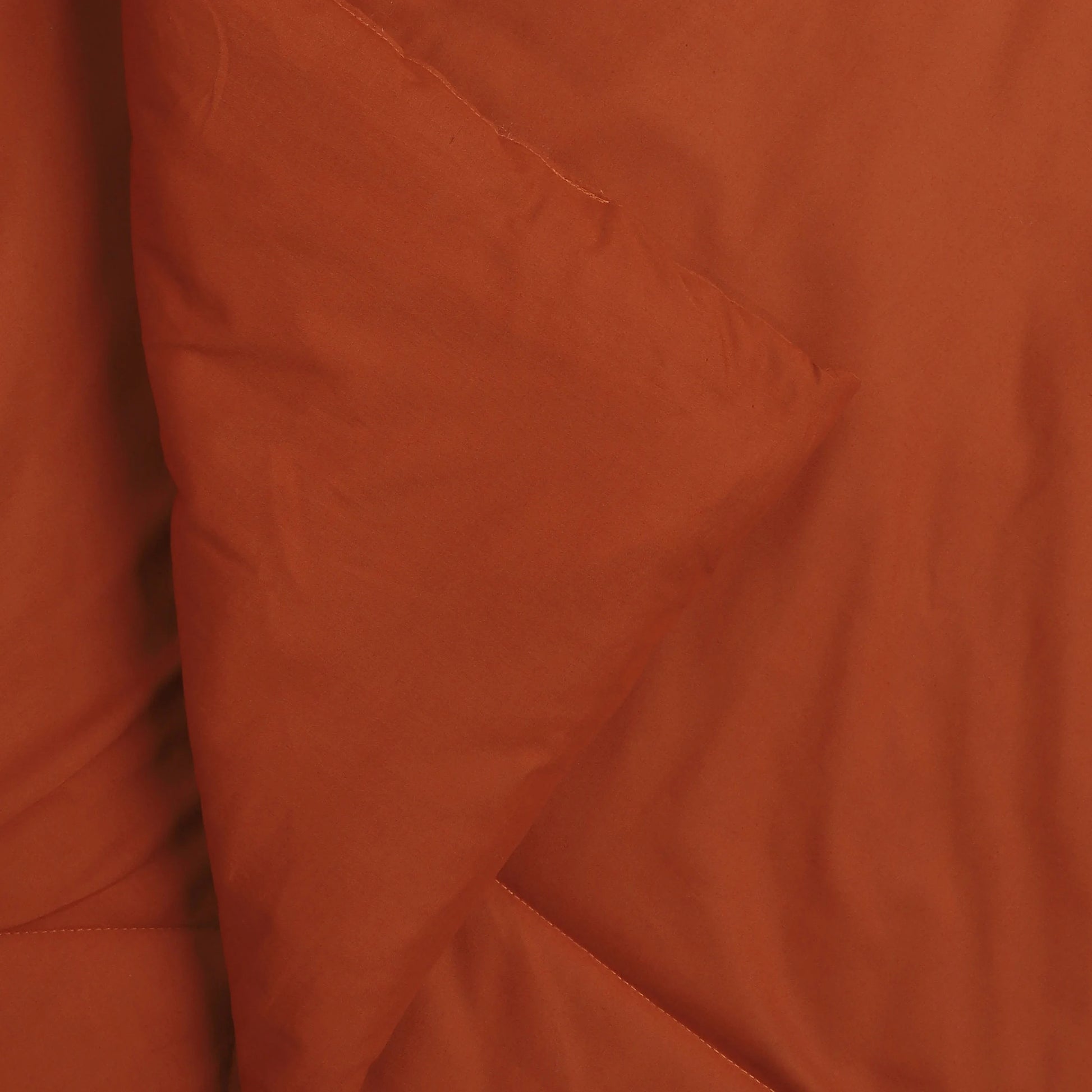 Paleto | Everyday Hues Cotton Solid Dyed 120GSM Comforter-Rust Rust / Double