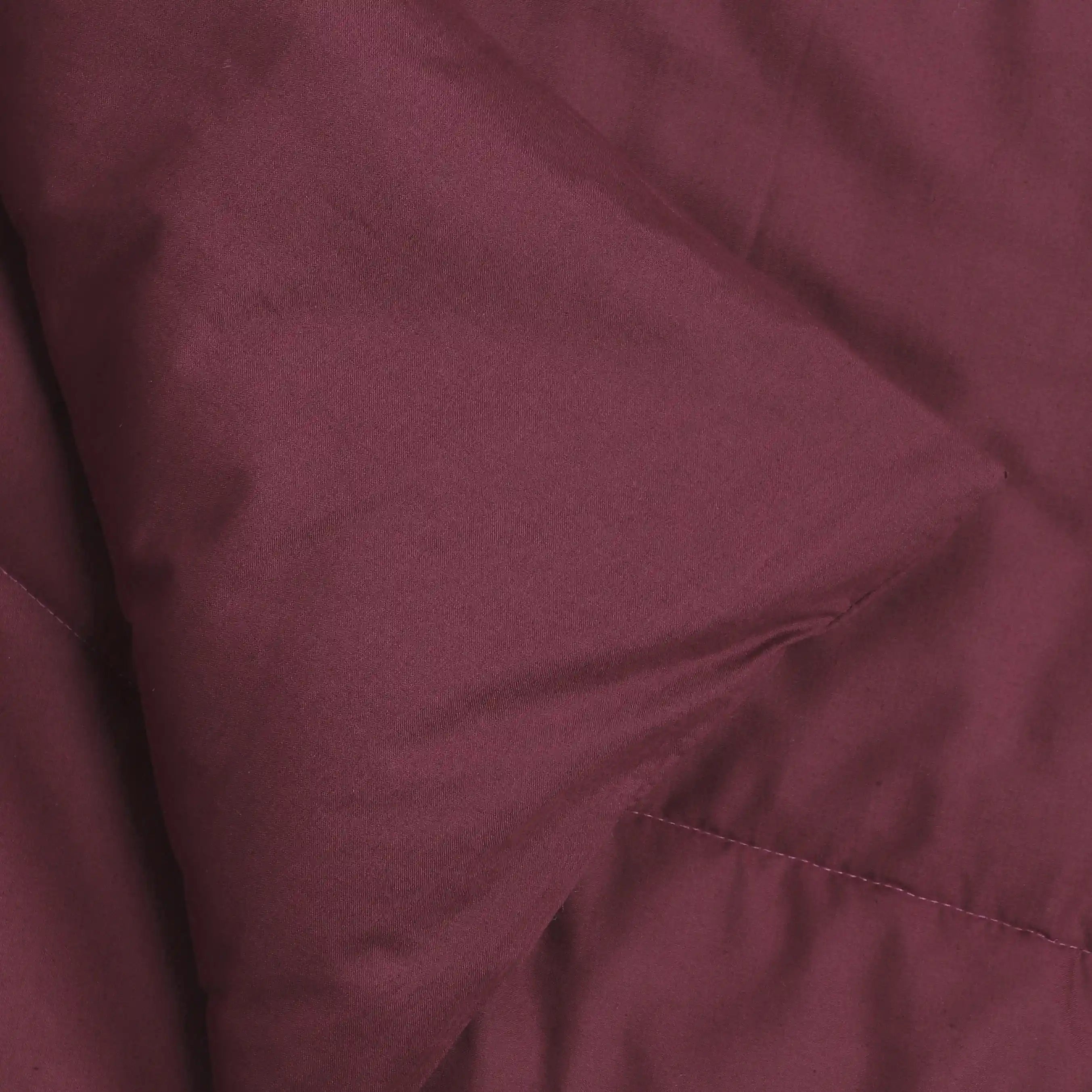 Paleto | Everyday Hues Cotton Solid Dyed 120GSM Comforter-Windsor Wine Windsor Wine / Single