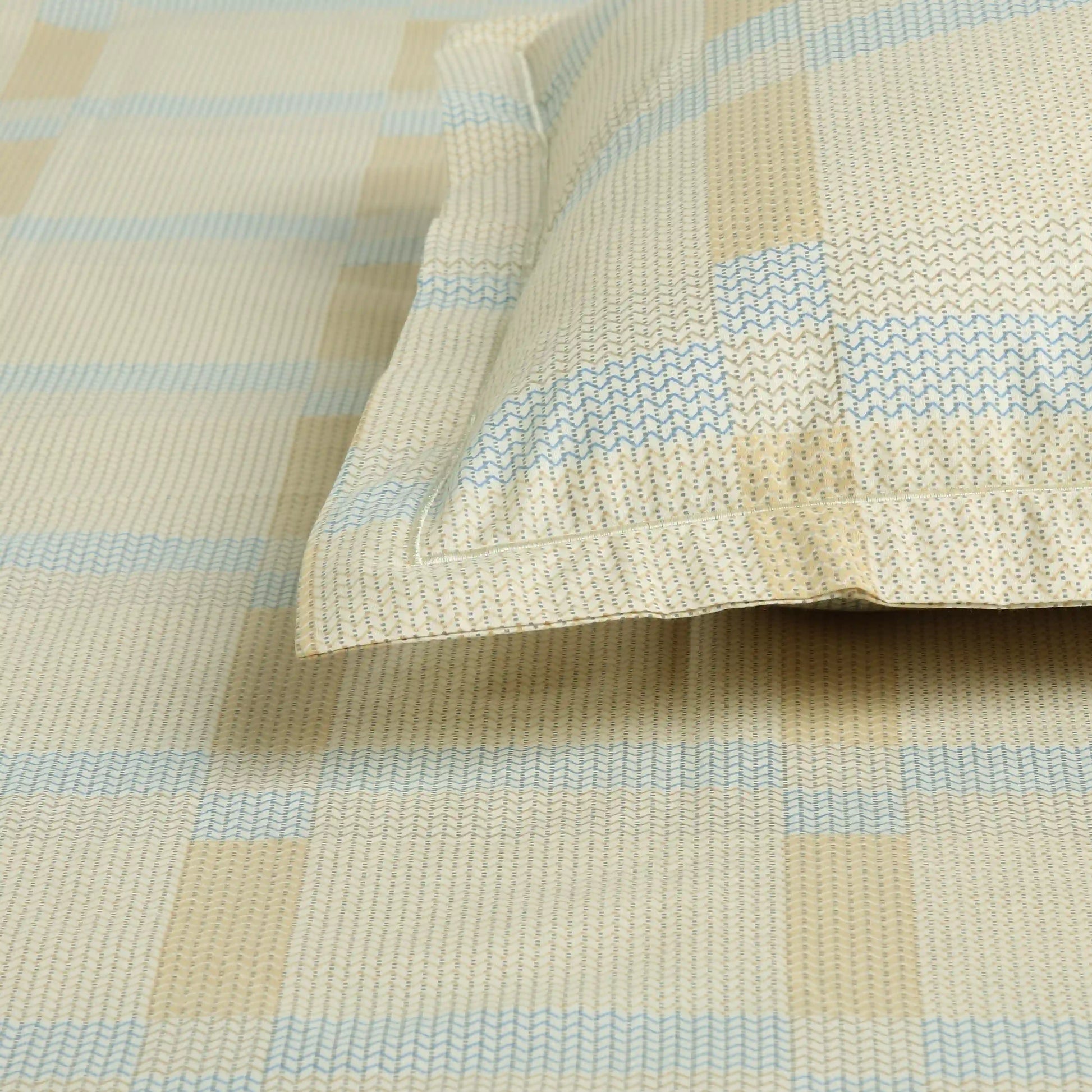 Threadscapes Printed Bedsheet Set-Sand Sand / Single