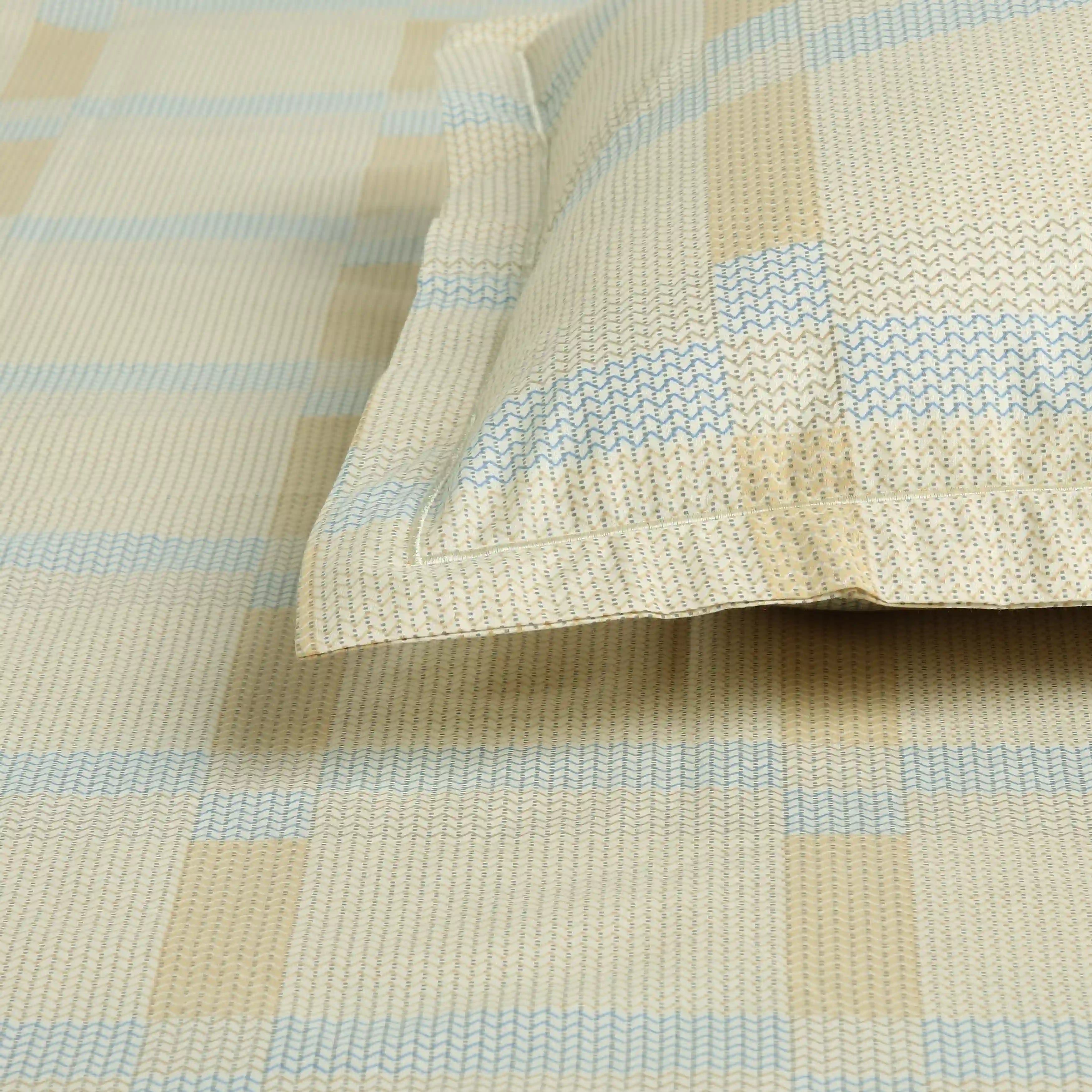 Threadscapes Printed Bedsheet Set-Sand Sand / Single