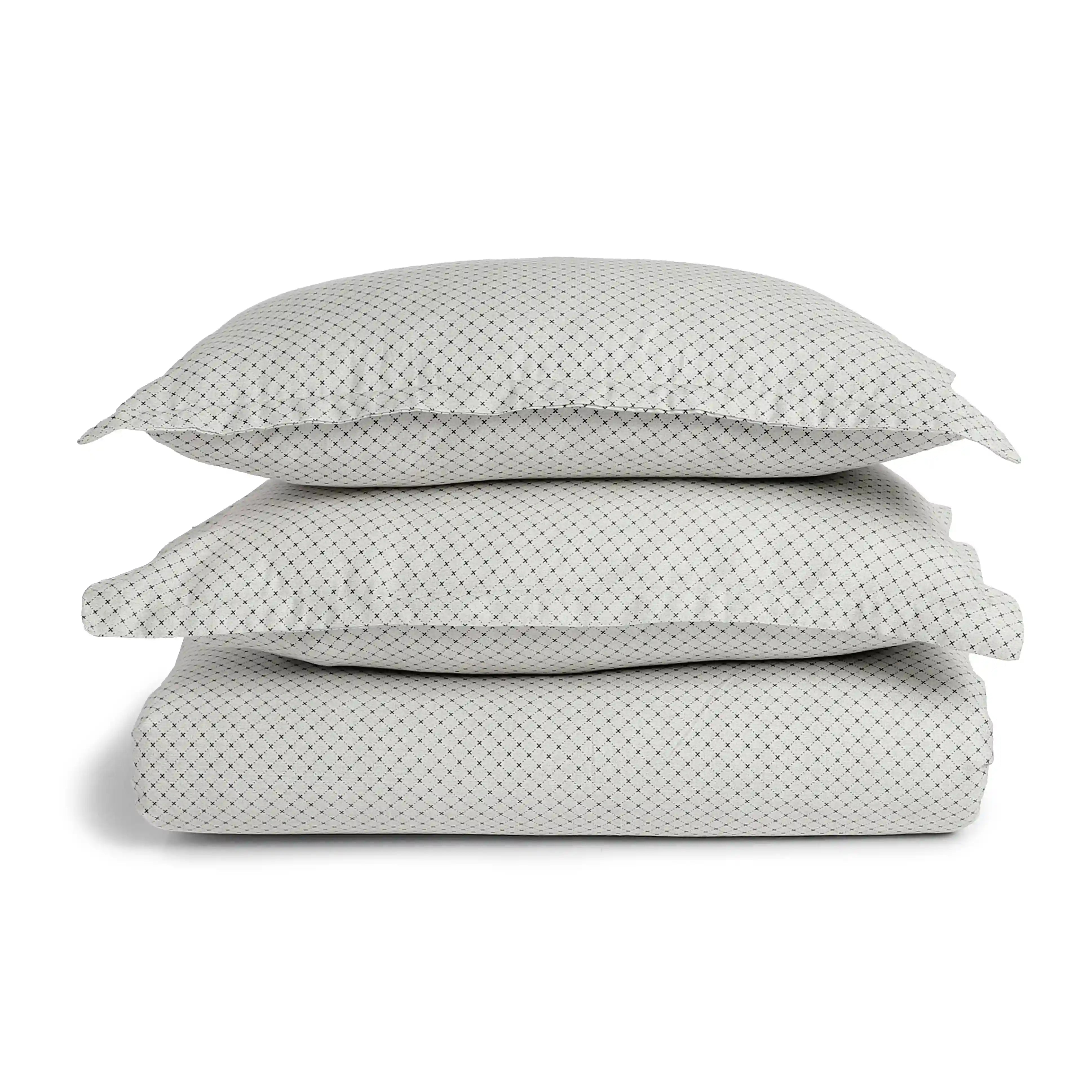 Yutori 100% Cotton Super King Bedsheet Set Oatmeal-Yutori / Super King