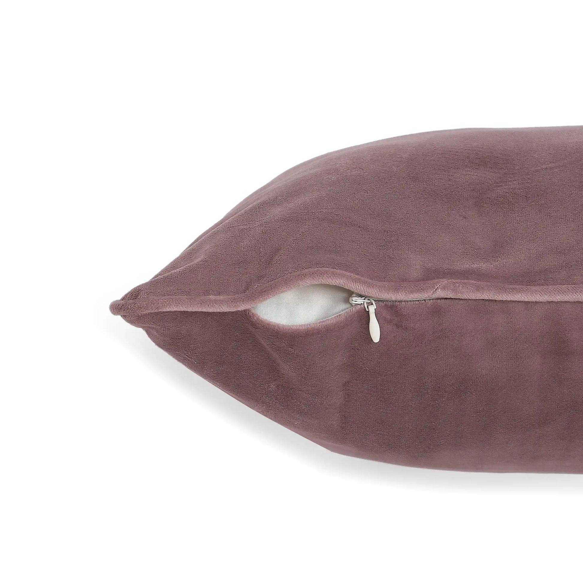 Vissencia Solid Cushion Cover | Autumn Hues Lilac Dust / Cushion Cover (51cm x 51cm)