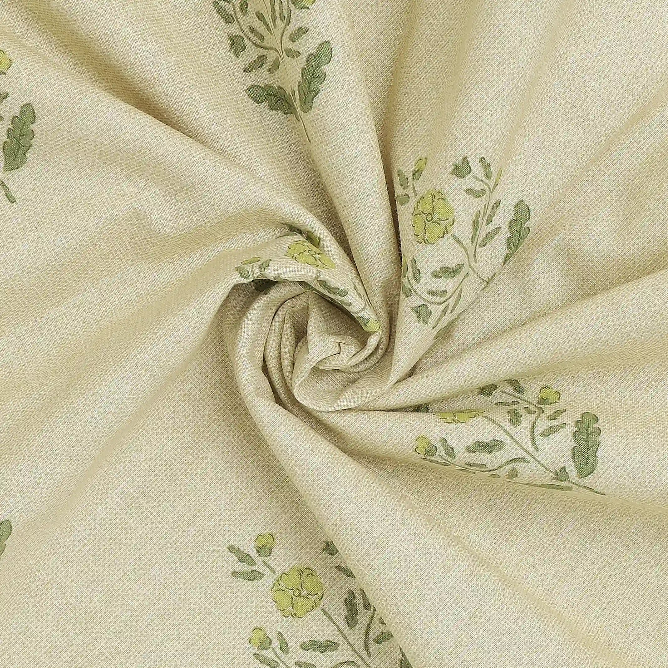Chippa Lane | Contemporary Indian Print Design Reversible Dohar with Super Soft Flannel Layering-Indian Moss Indian Moss / Double