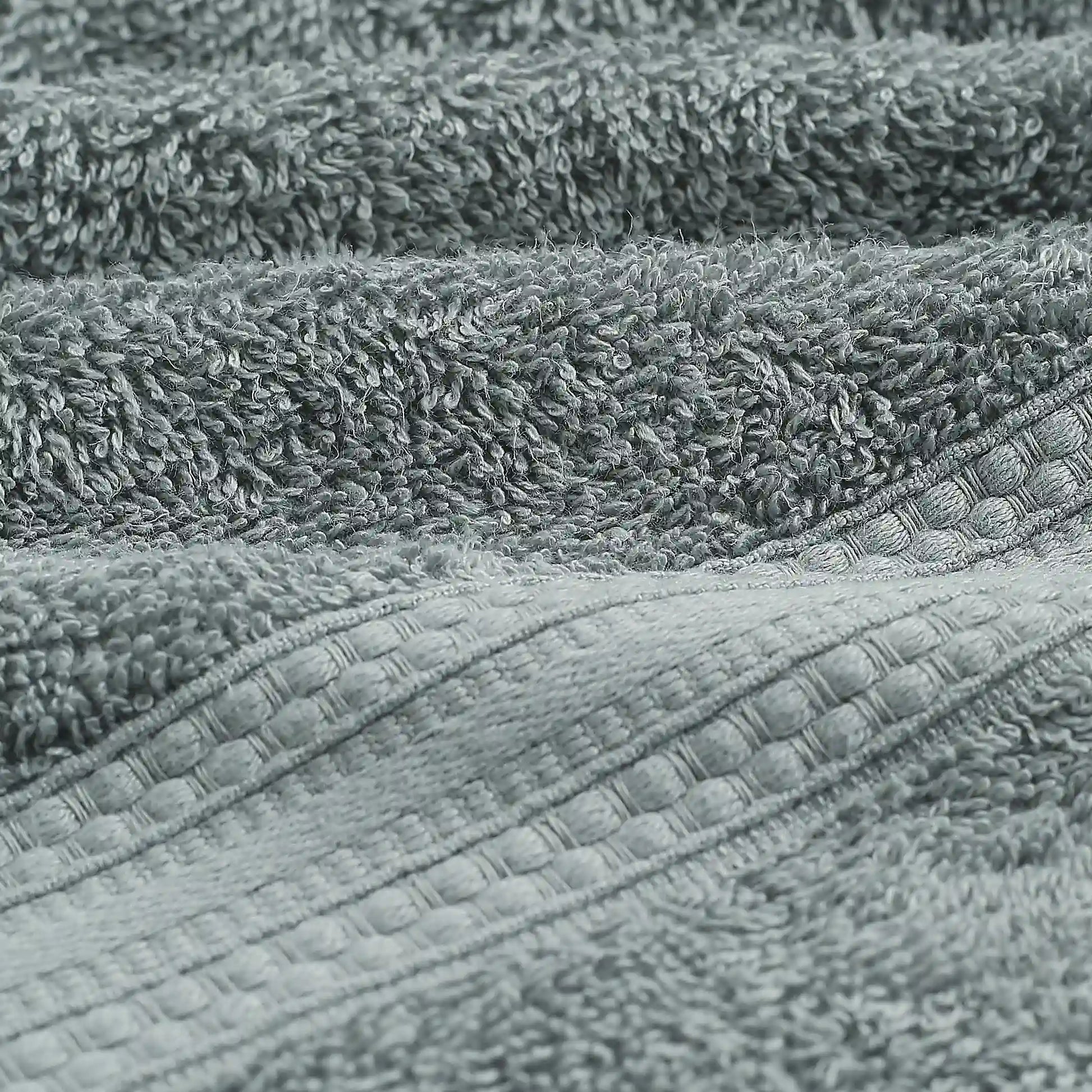 Paleto 100% Cotton Face Towel - Pack Of 4 Graphite / Face Towel (30cm x 30cm)