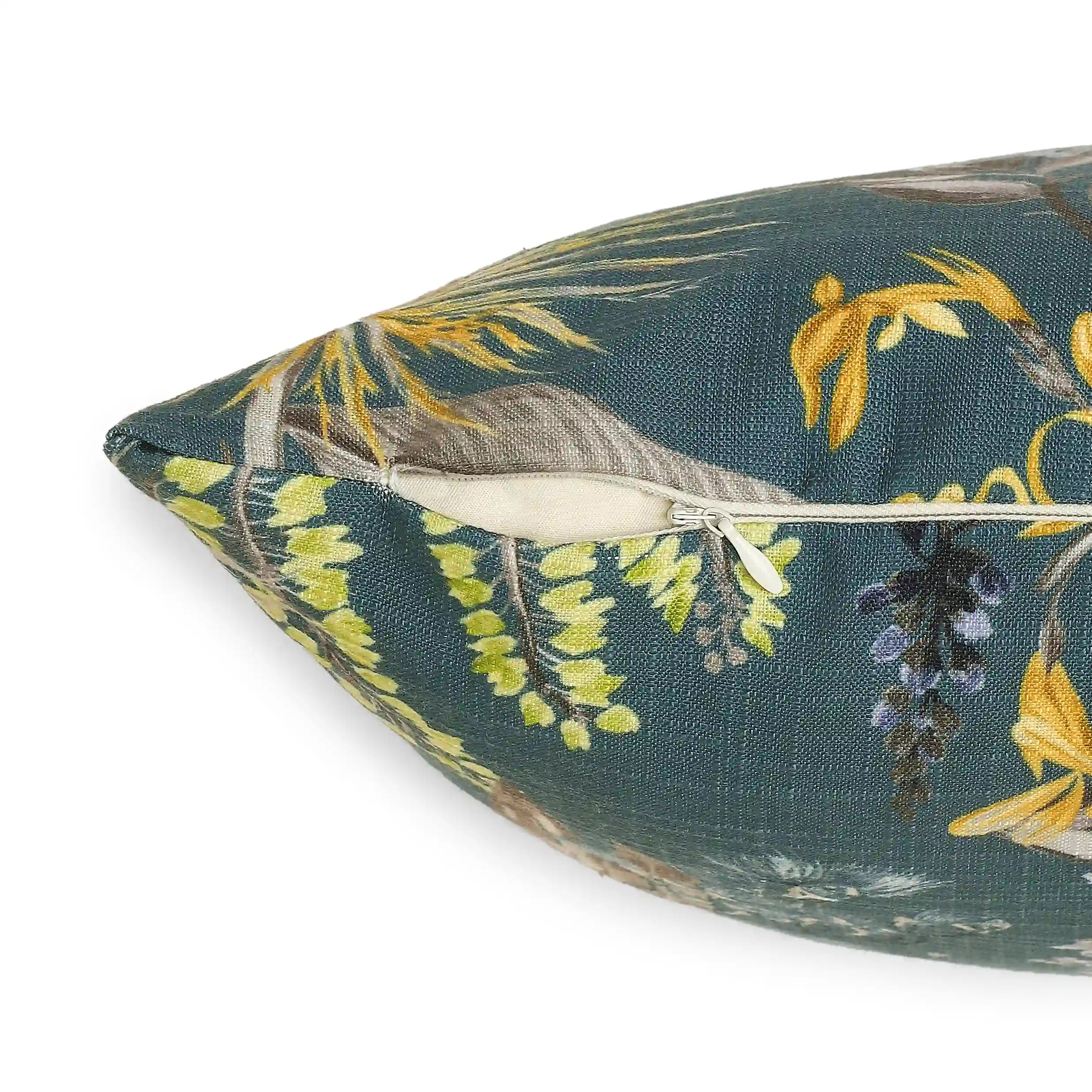 Vissencia Printed Cushion Cover | Meadow Cobalt Sky / Cushion Cover (51cm x 51cm)