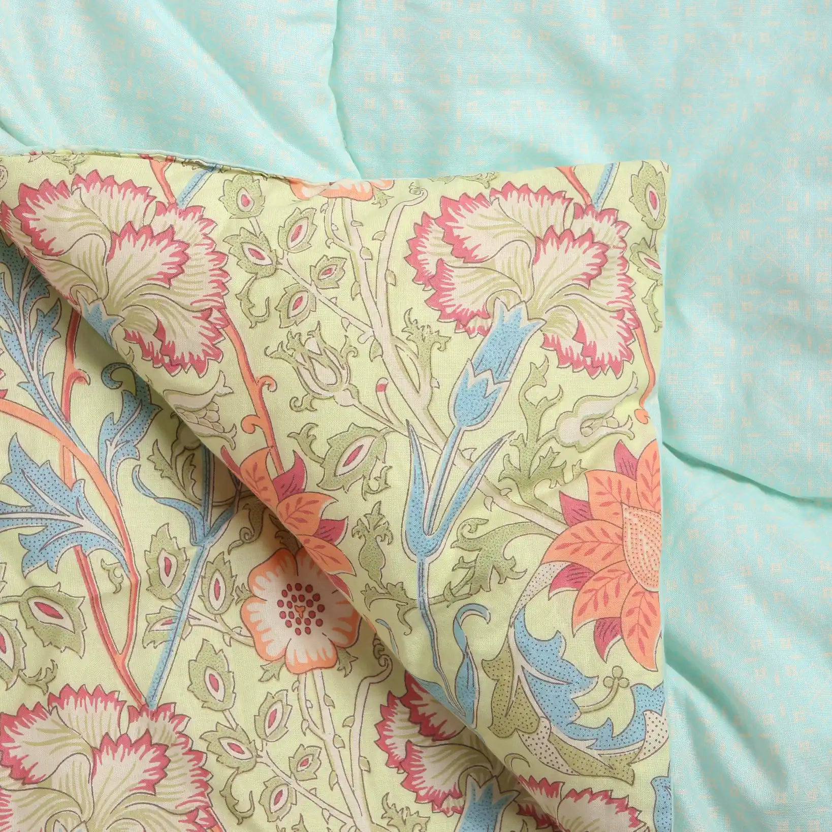 Chippa Lane 100% 240GSM Cotton Comforter Green / Double