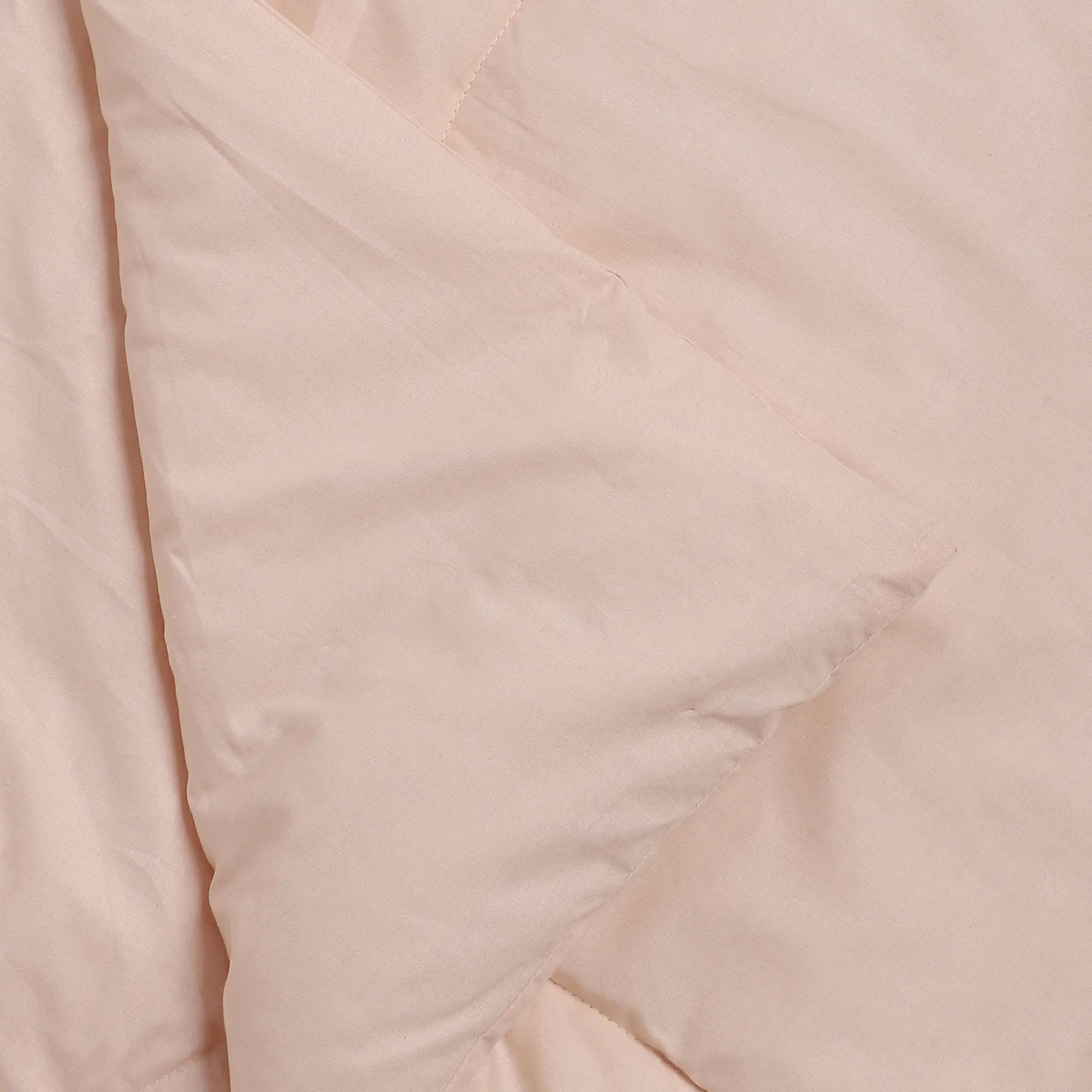 Paleto | Everyday Hues Cotton Solid Dyed 120GSM Comforter-Veiled Rose Veiled Rose / Single