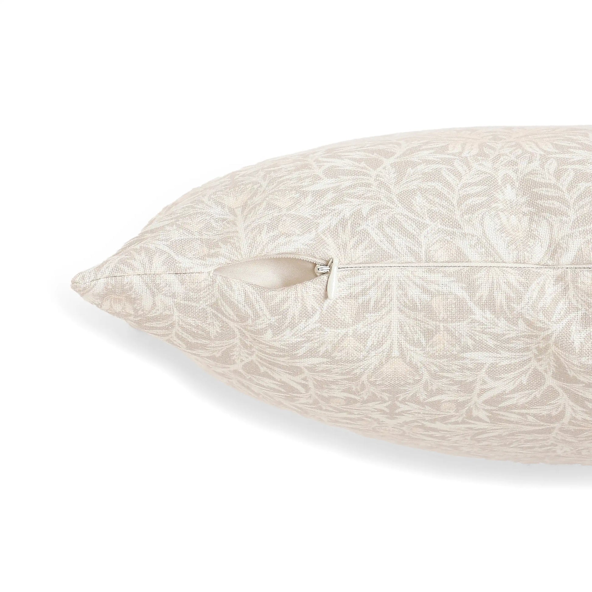 Vissencia Printed Cushion Cover | Floral Fresco Biscotti / Cushion Cover (51cm x 51cm)