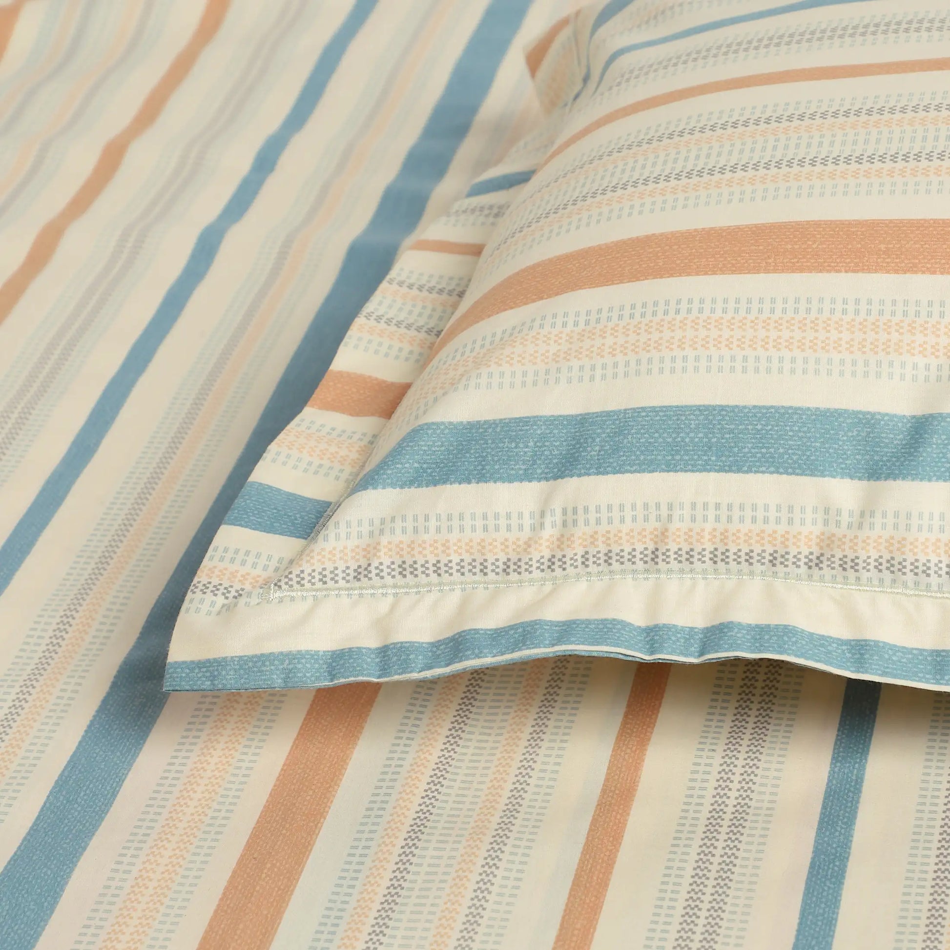 Threadscapes Printed Bedsheet Set-Multicolour Multicolour / Single