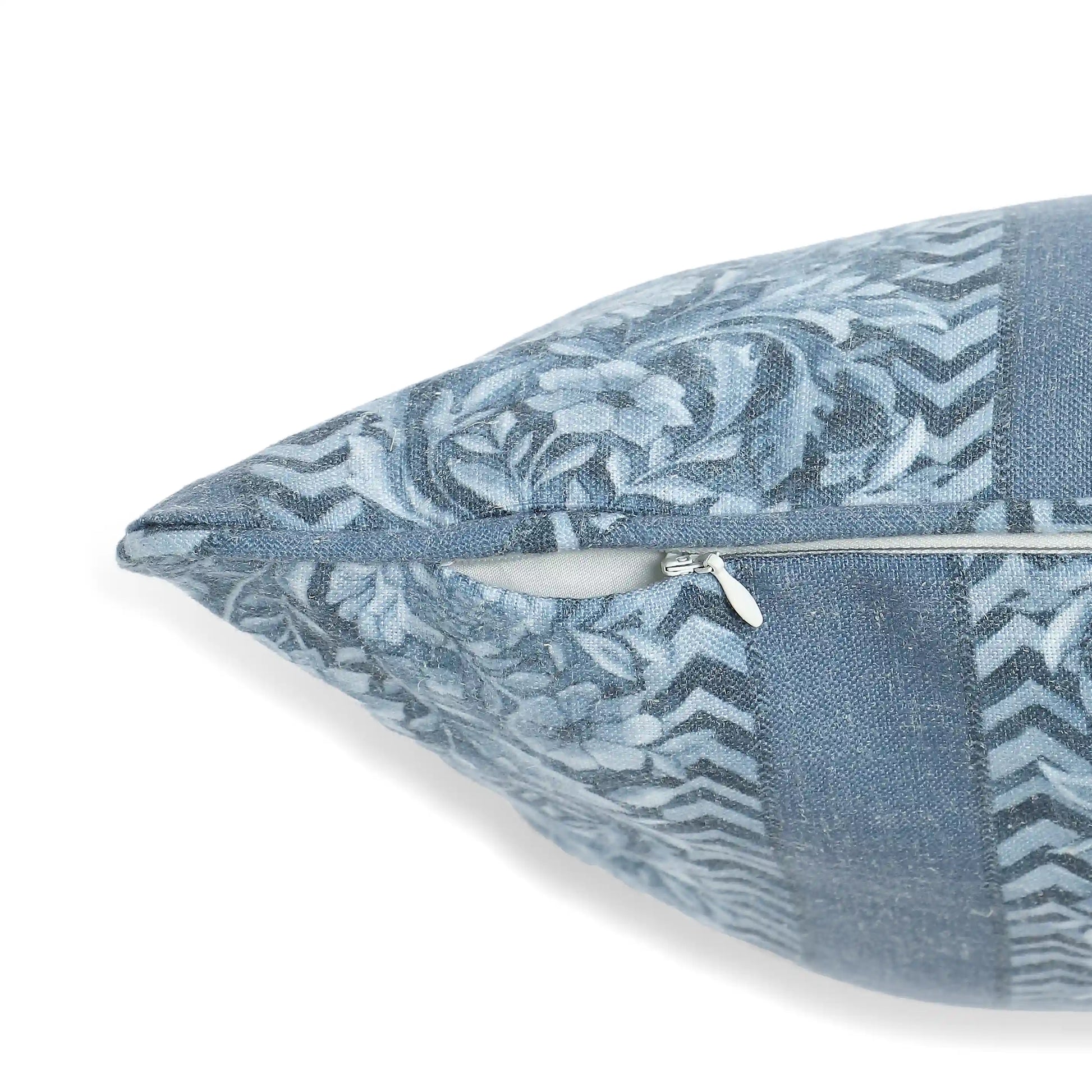 Espricia Printed Cushion Cover | Heritage Dusky Indigo / Cushion Cover (41cm x 41cm)