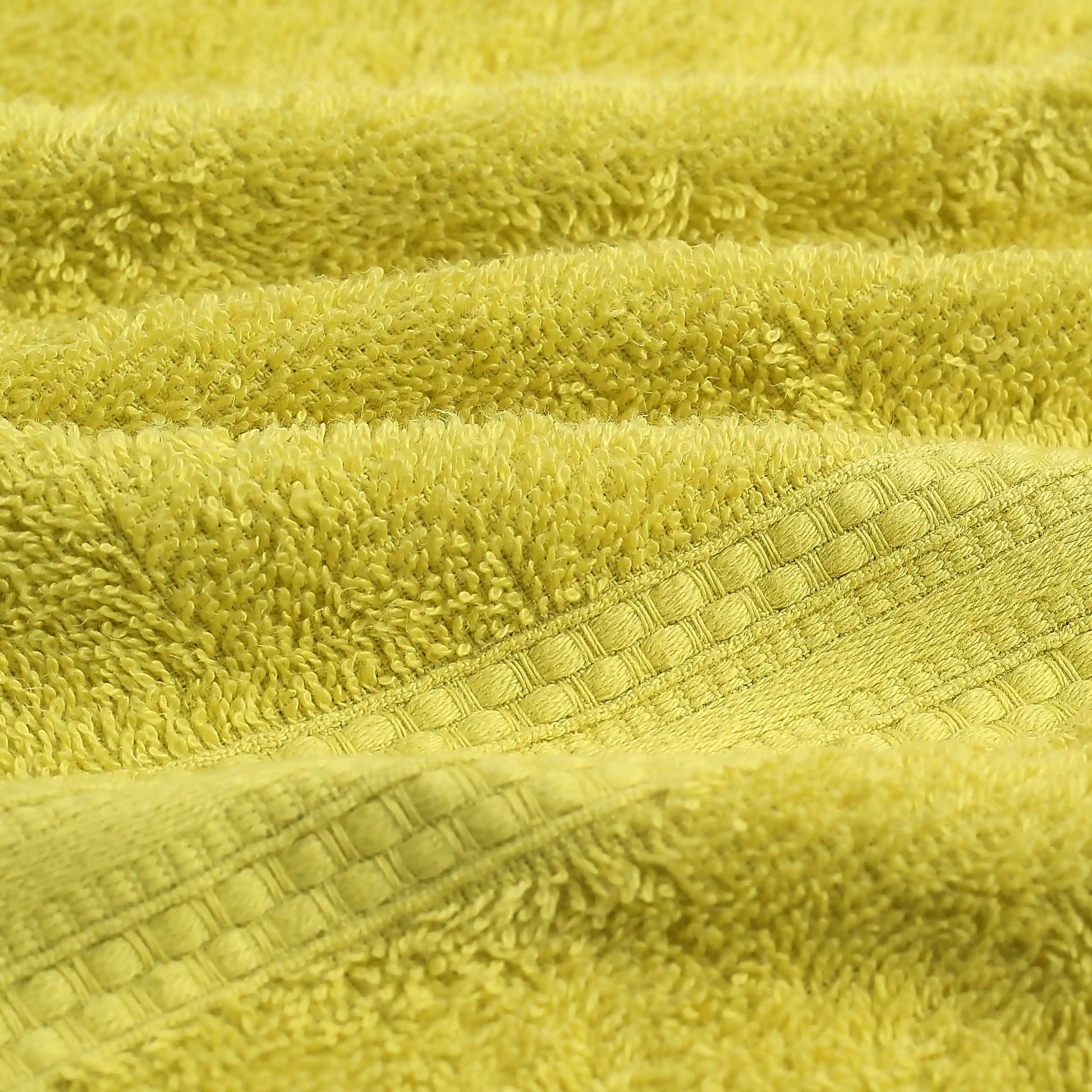 Paleto 100% Cotton Face Towel - Pack Of 4 Apple Green / Face Towel (30cm x 30cm)