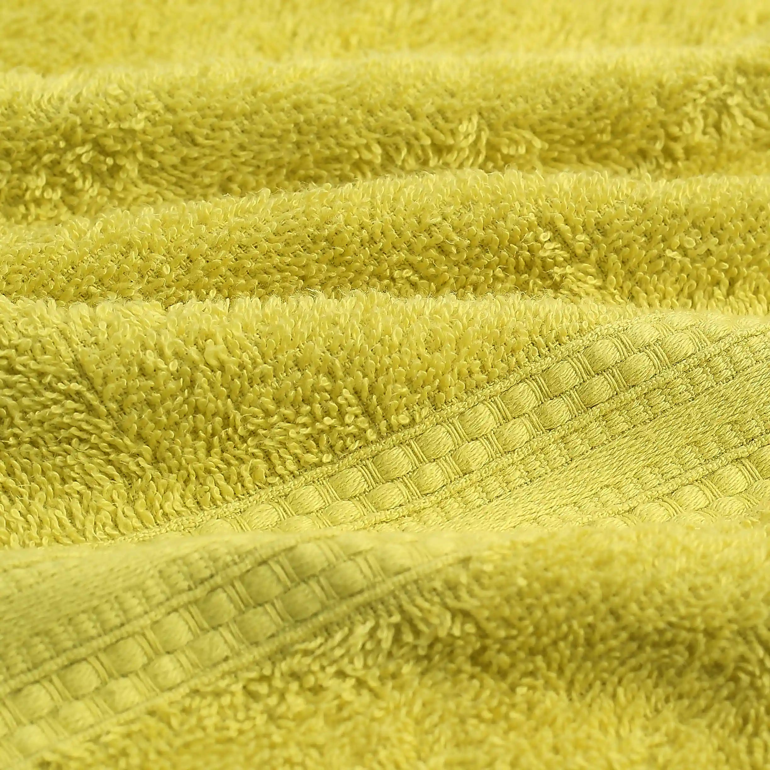 Paleto 100% Cotton Face Towel - Pack Of 4 Apple Green / Face Towel (30cm x 30cm)