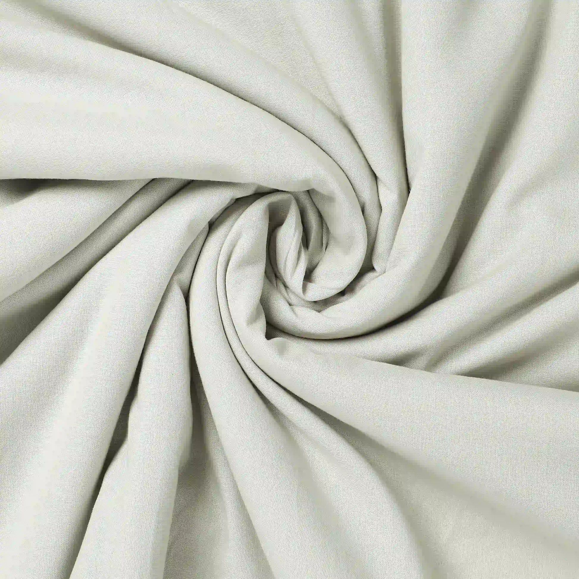 Paleto | Everyday Hues Cotton Solid Dyed Dohar with Super Soft Flannel Layering-Silver Silver / Double