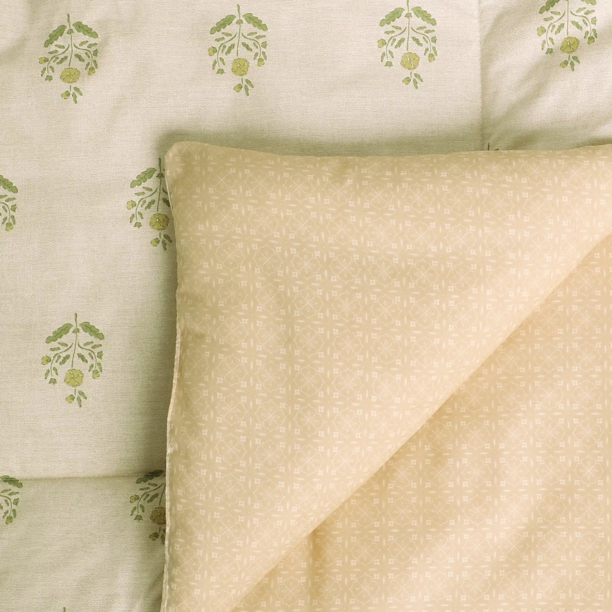 Chippa Lane 100% 120GSM Cotton Comforter Indian Moss / Double