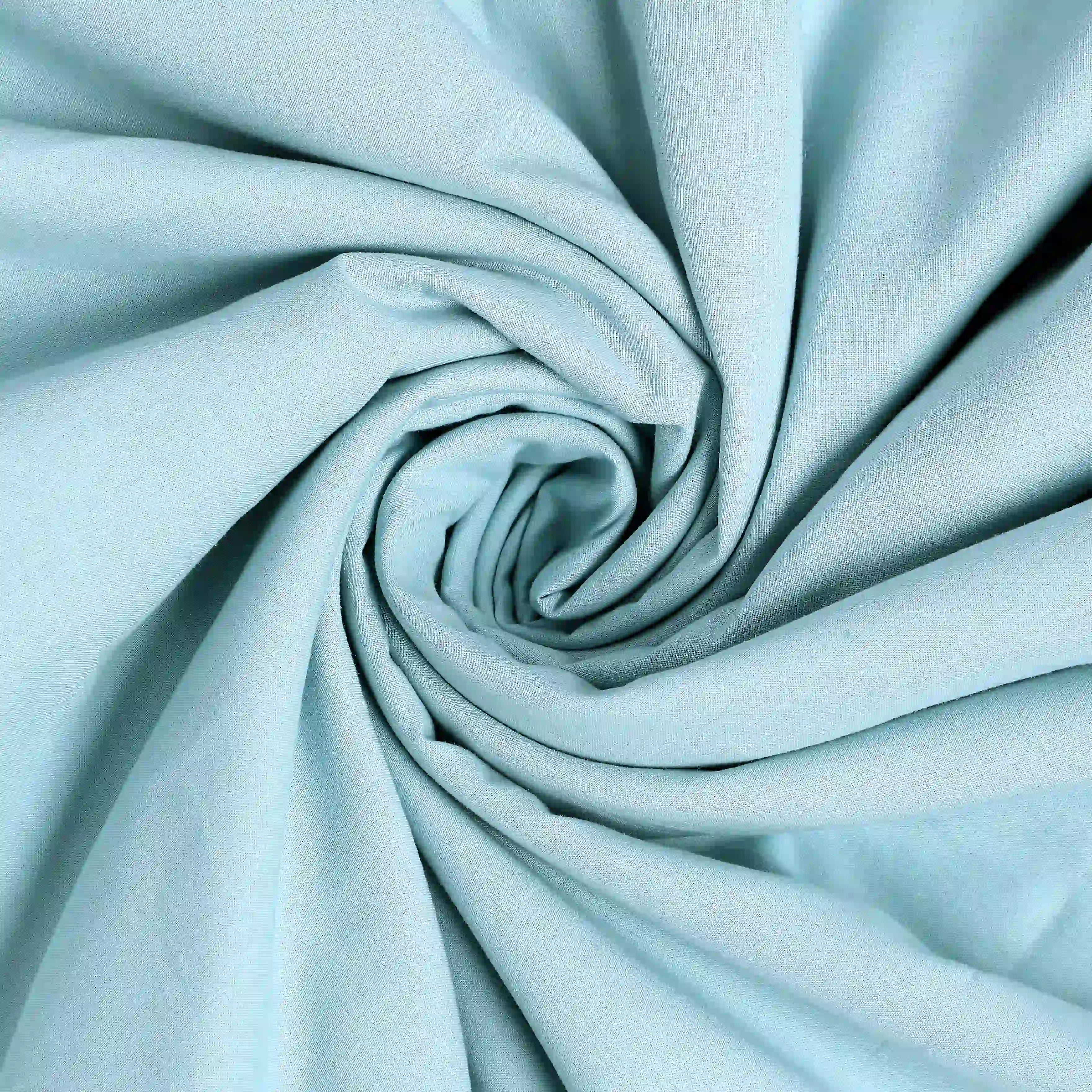 Paleto | Everyday Hues Cotton Solid Dyed Dohar with Super Soft Flannel Layering-Blue Sky Blue Sky / Double