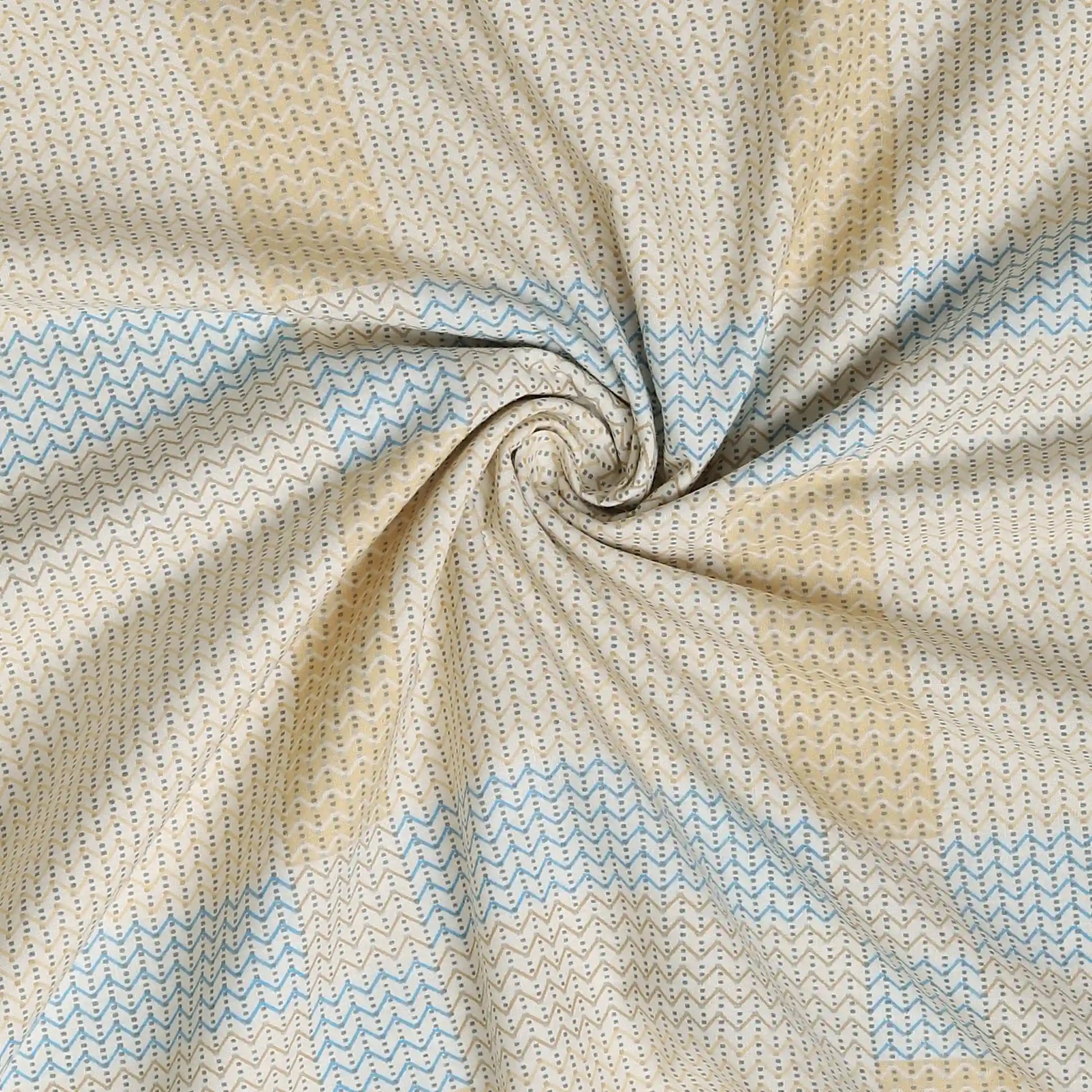 Threadscapes Printed Dohar-Sand Sand / Double