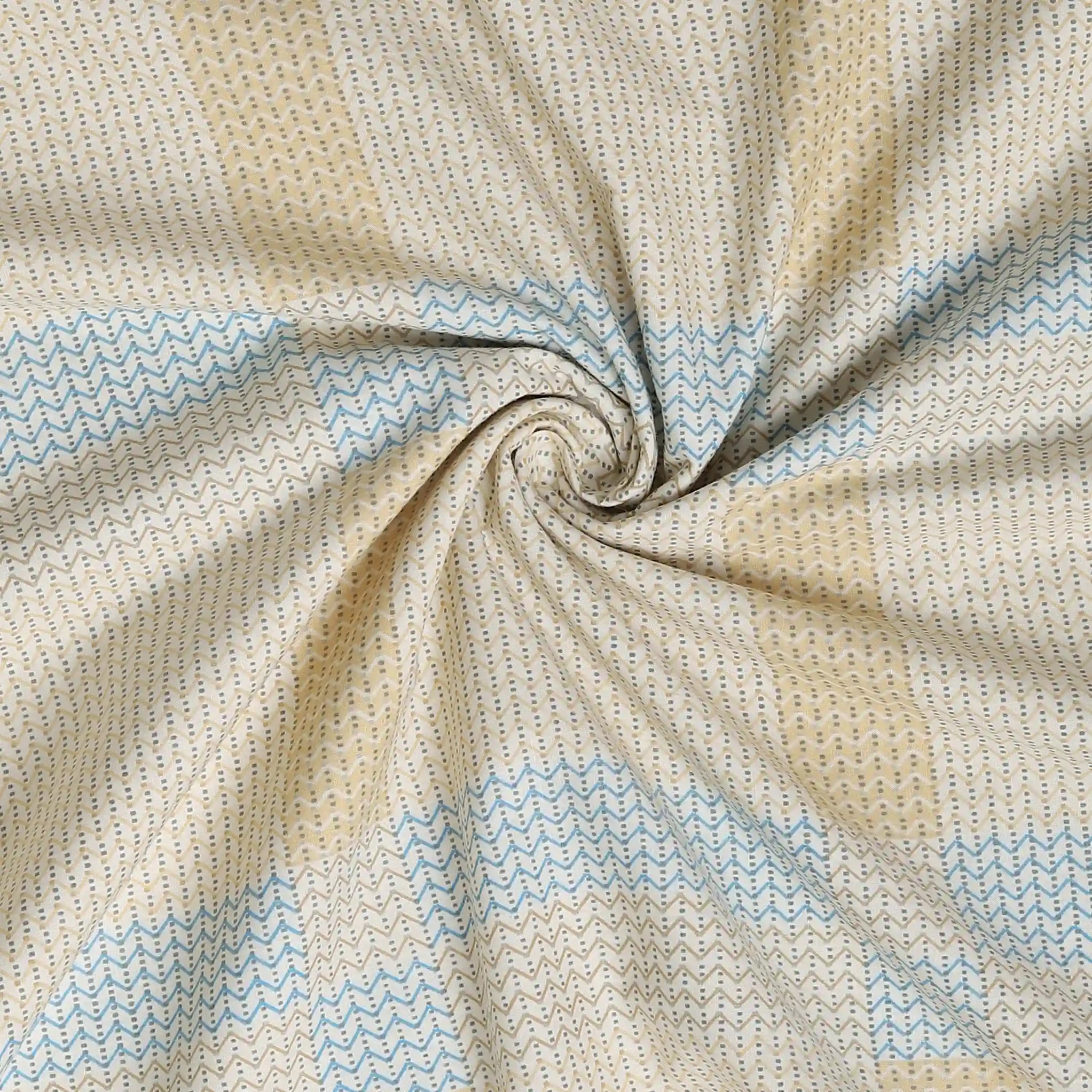 Threadscapes Printed Dohar-Sand Sand / Double