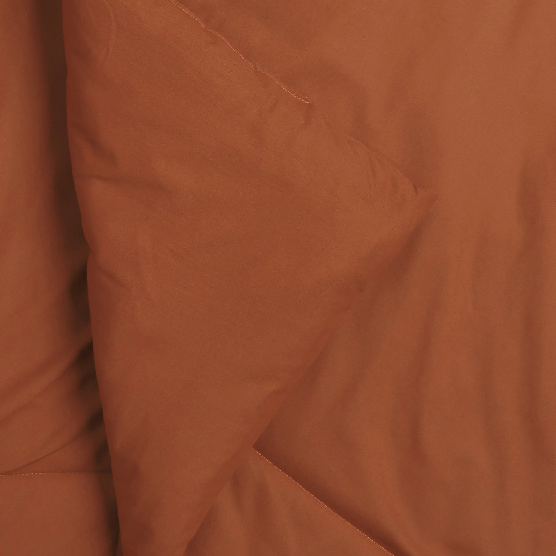 Paleto | Everyday Hues Cotton Solid Dyed 120GSM Comforter-Rust Rust / Single