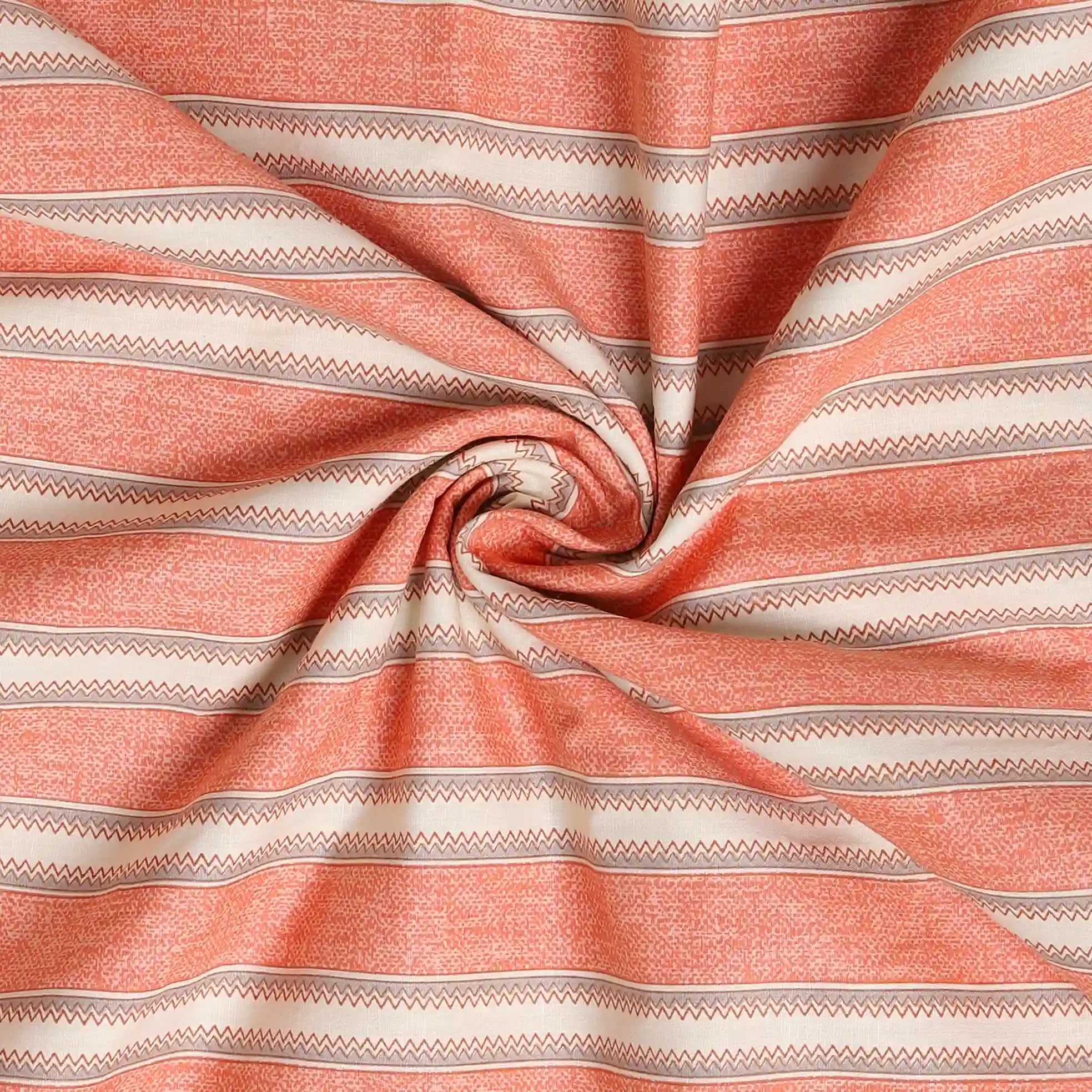 Threadscapes Printed Dohar-Peach Peach / Double