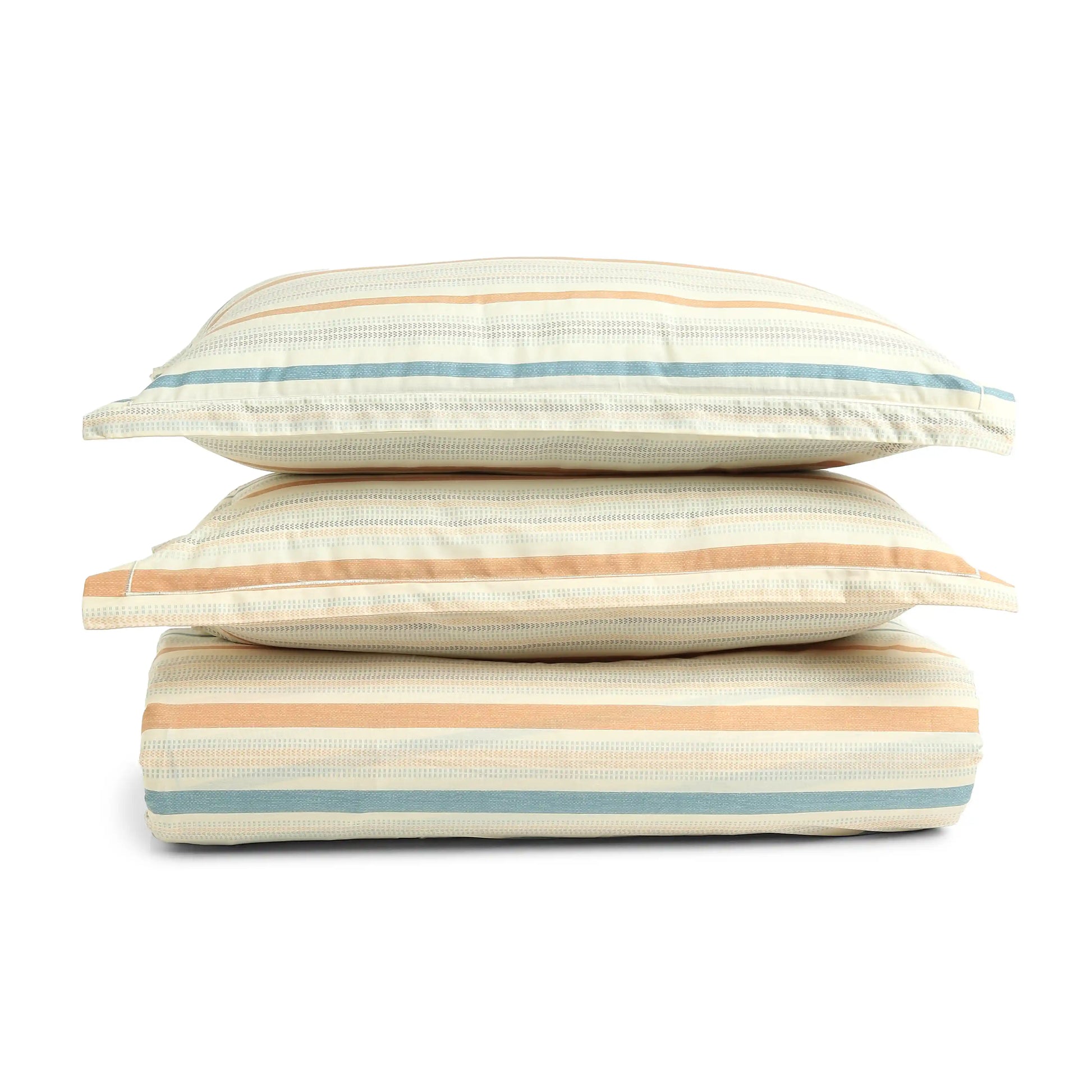 Threadscapes Printed Fitted Sheet Set-Multicolour Multicolour / King