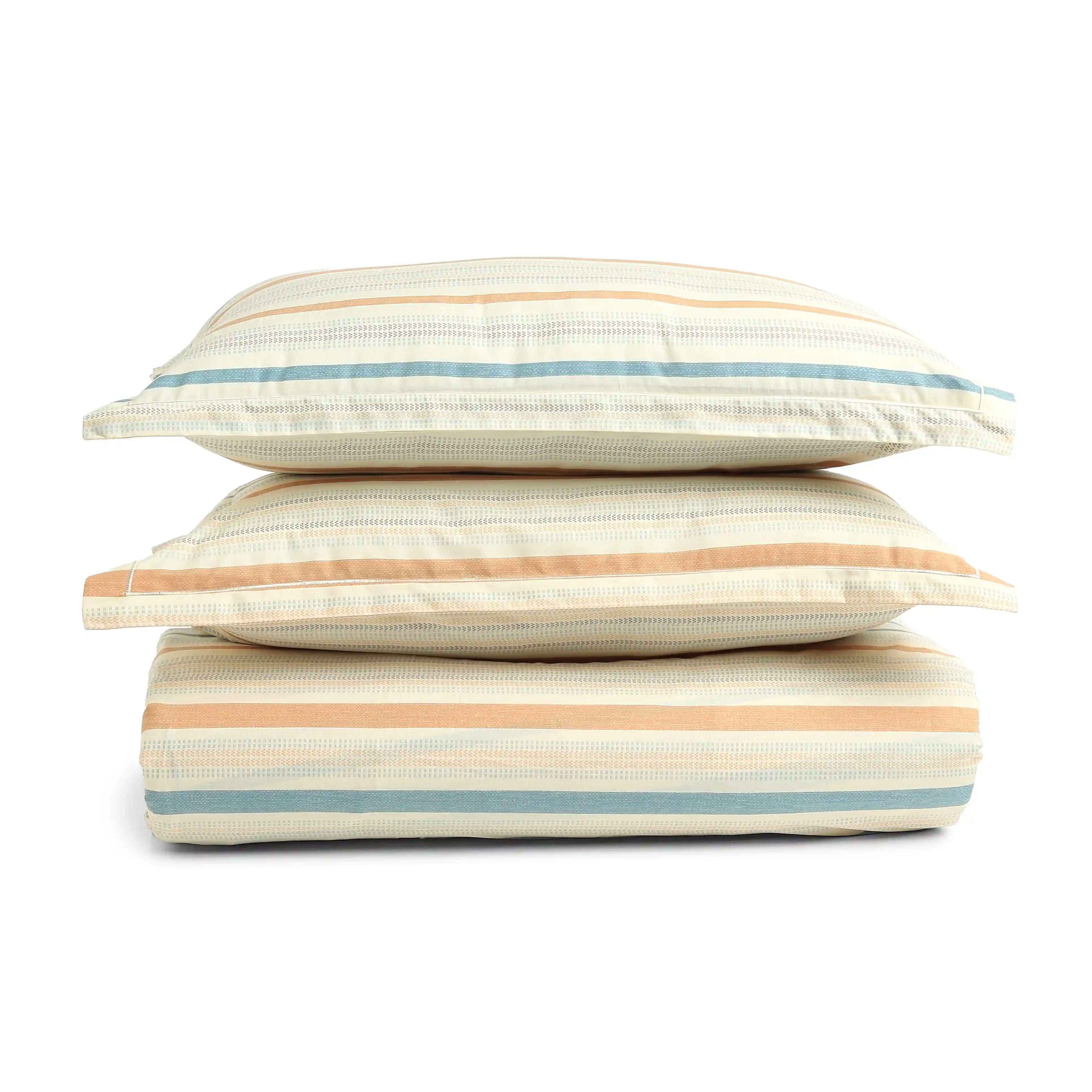 Threadscapes Printed Fitted Sheet Set-Multicolour Multicolour / King