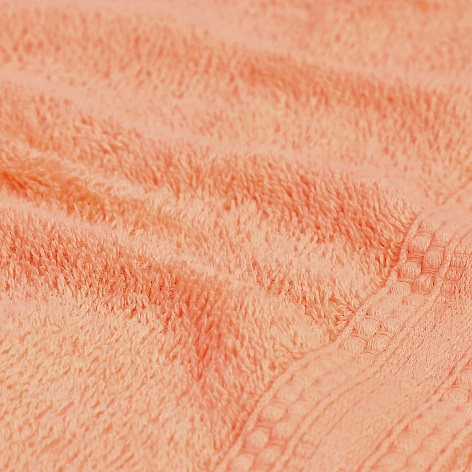 Paleto 100% Cotton Face Towel - Pack Of 4 Peach Fuzz / Face Towel (30cm x 30cm)