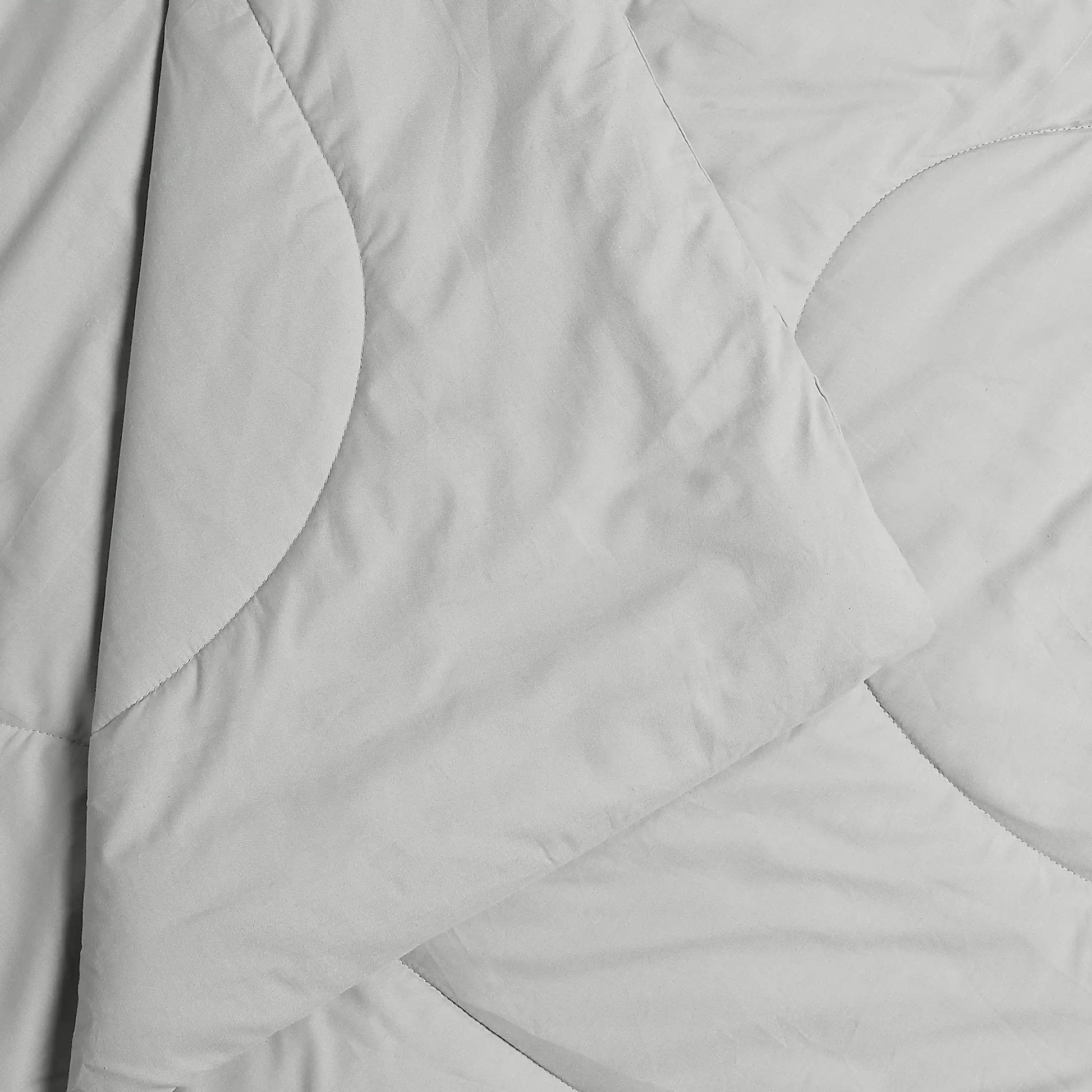 Paleto | Everyday Hues Cotton Solid Dyed 120GSM Comforter-Grey Grey / Single