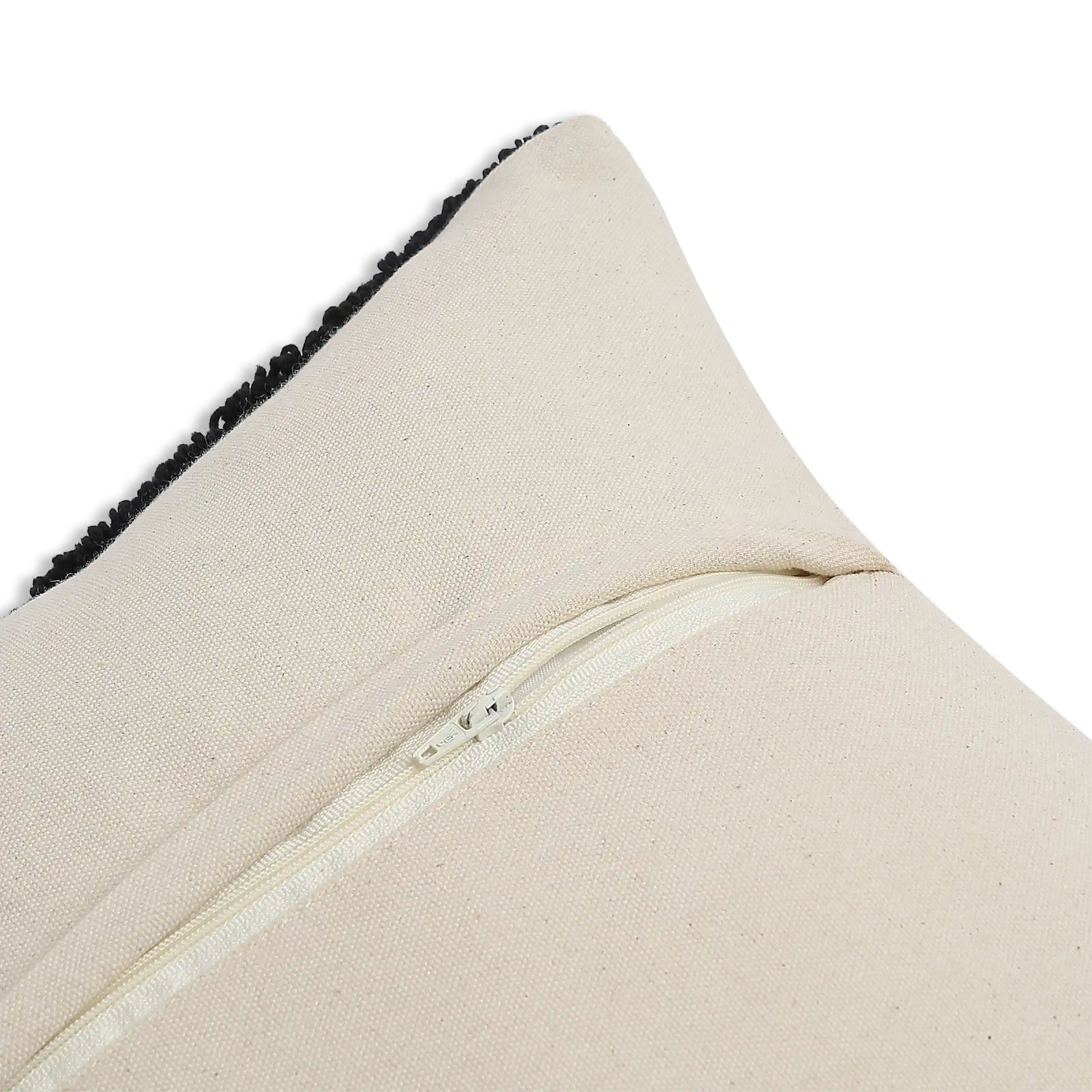 Espricia 100% Cotton Tufted Cushion Cover | Golden Hour Denim Haze / Cushion Cover (51cm x 51cm)