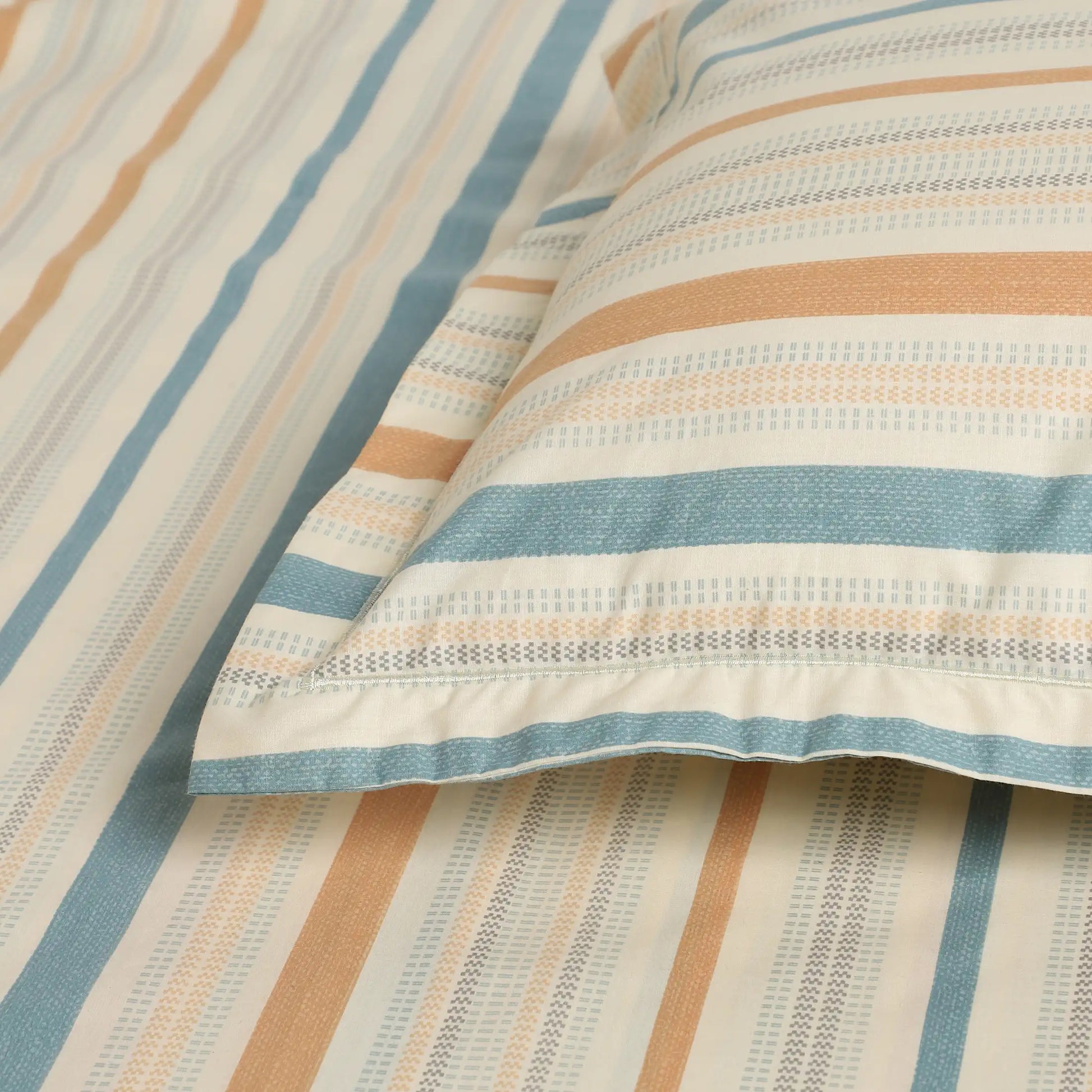 Threadscapes Printed Bedsheet Set-Multicolour Multicolour / Double