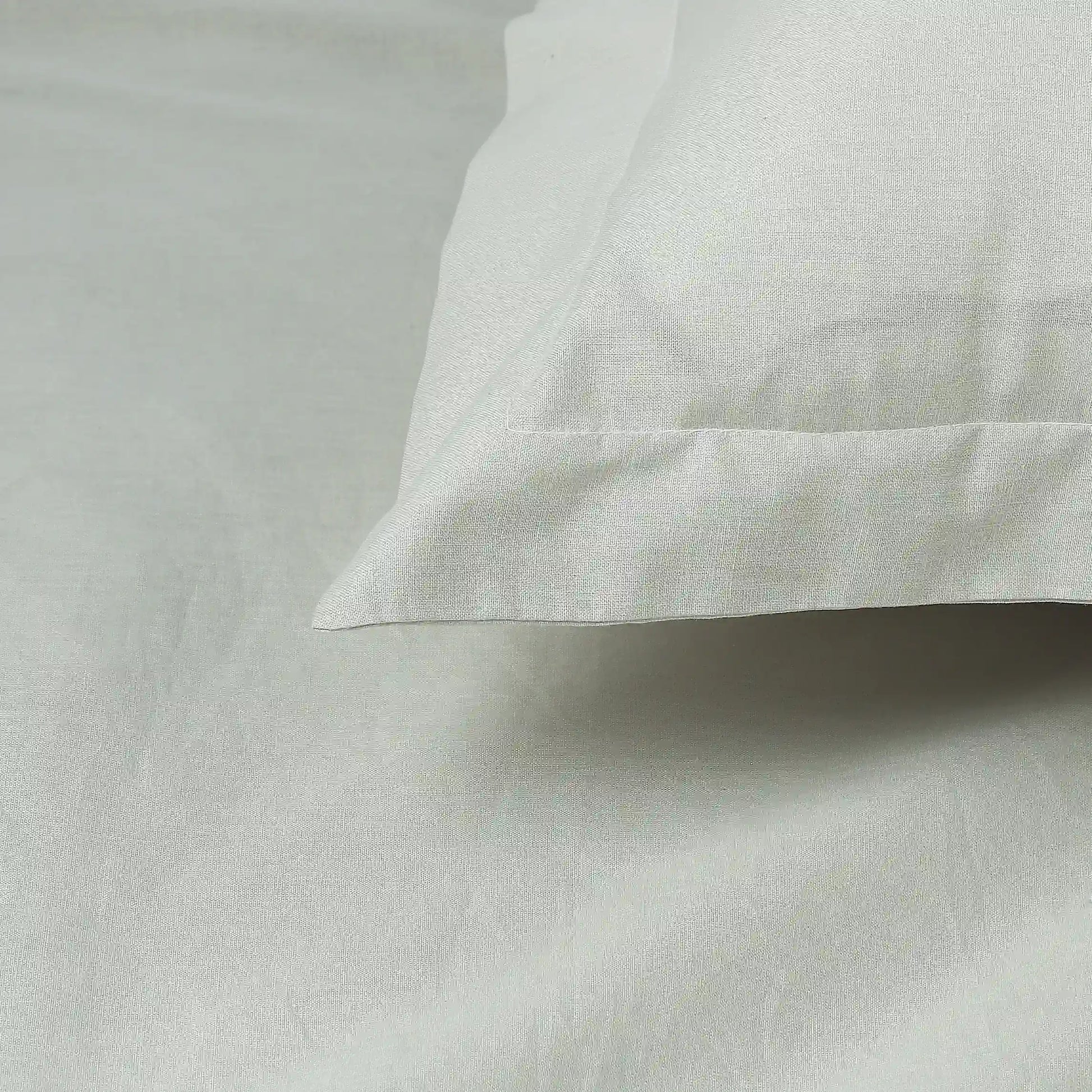 Paleto | Everyday Hues Solid Dyed Cotton Fitted Sheet Set-Silver Silver / Queen
