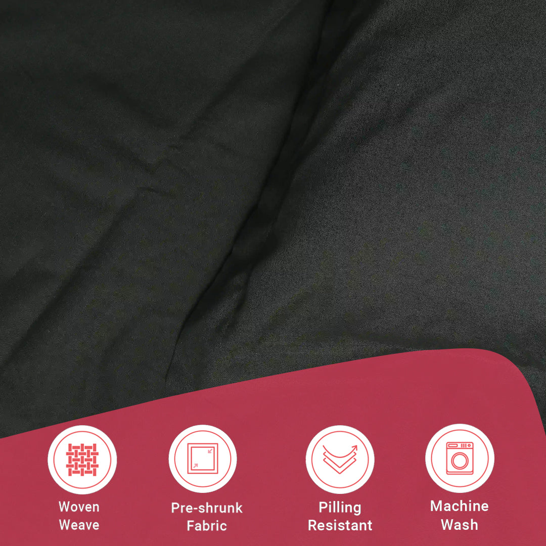 Paleto | Everyday Hues Solid Dyed Cotton Fitted Sheet Set-Dark Grey