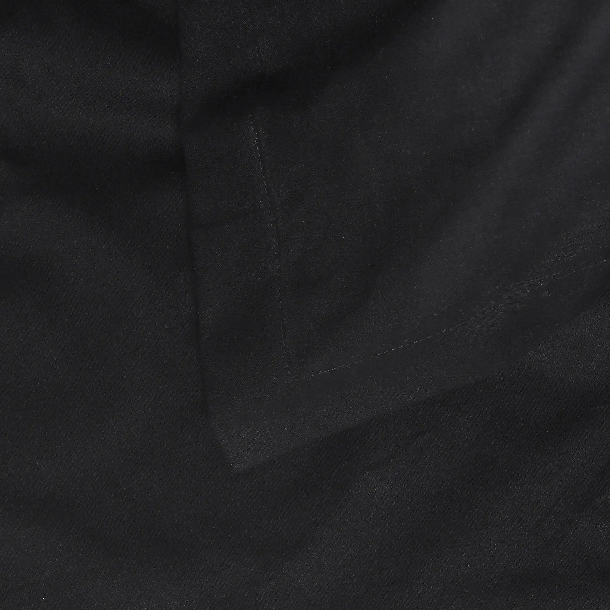 Paleto | Everyday Hues Solid Dyed Cotton Fitted Sheet Set-Black Black / King