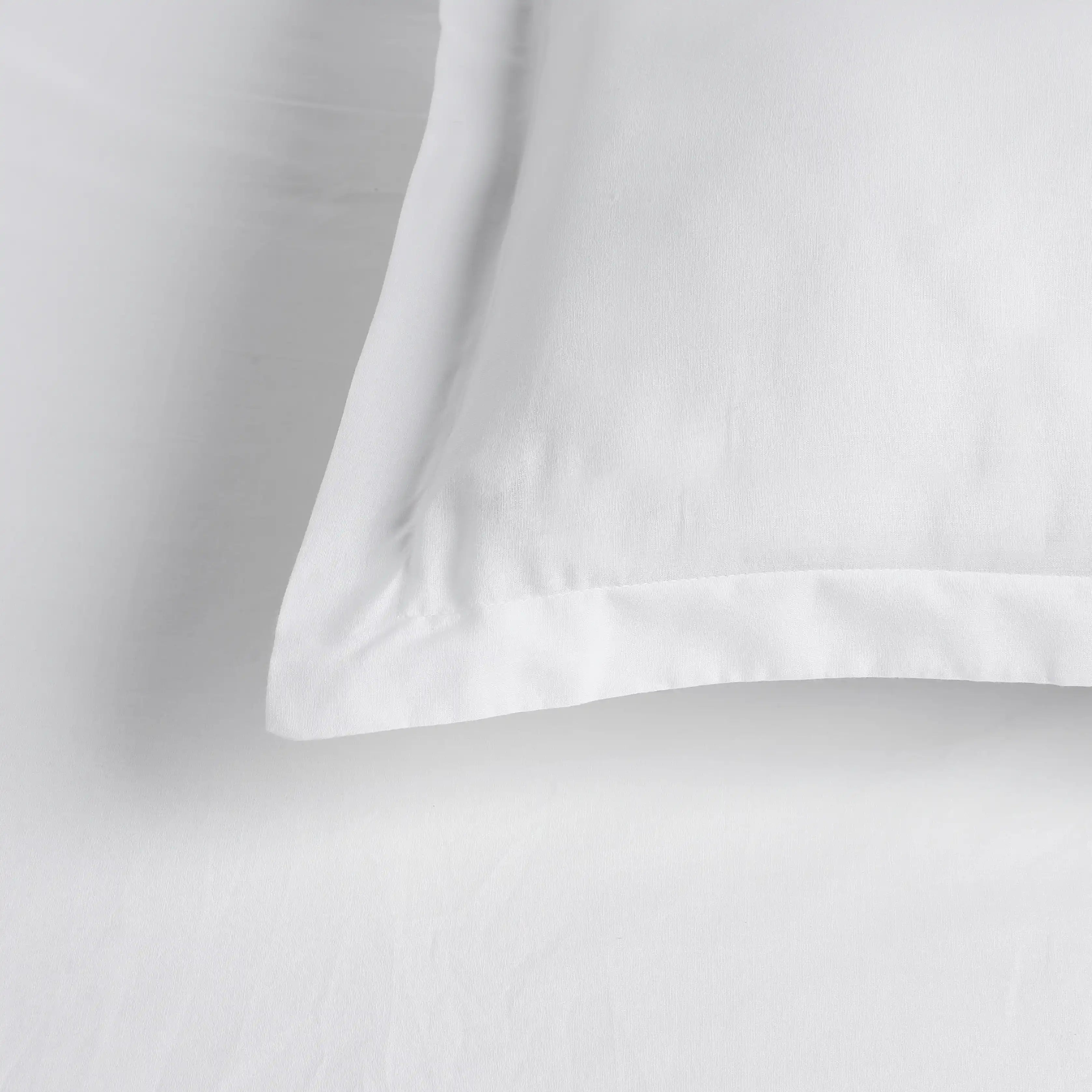 Paleto | Everyday Hues Solid Dyed Cotton Fitted Sheet Set-White White / Queen