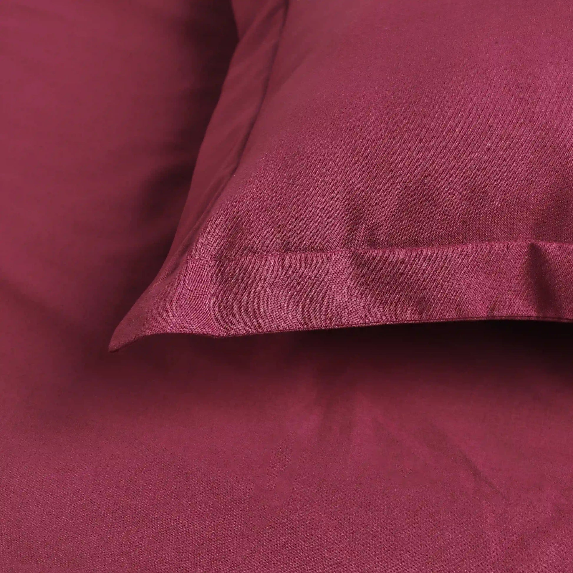 Paleto | Everyday Hues Solid Dyed Cotton Fitted Sheet Set-Windsor Wine Windsor Wine / Queen