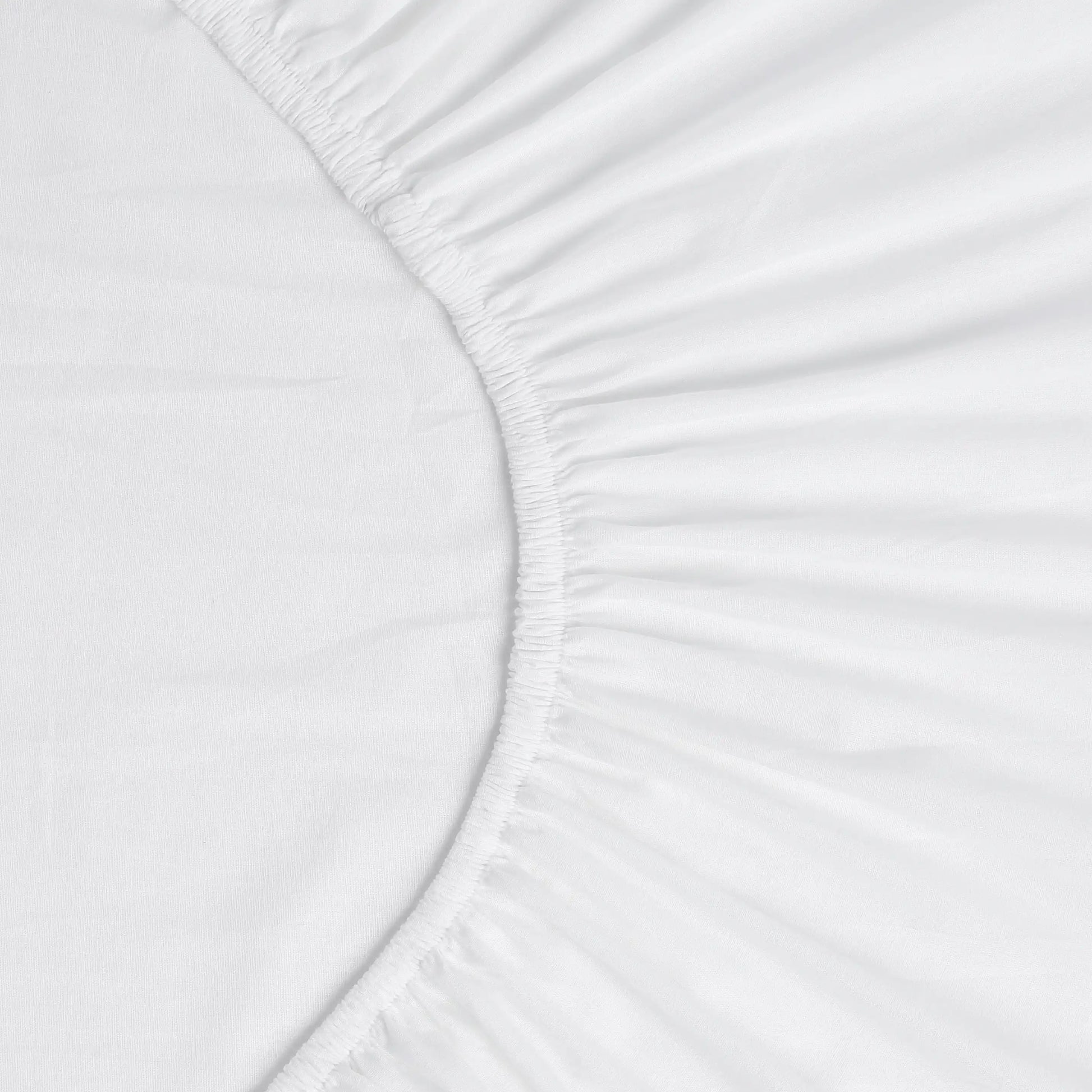 Paleto | Everyday Hues Solid Dyed Cotton Fitted Sheet Set-White White / Queen