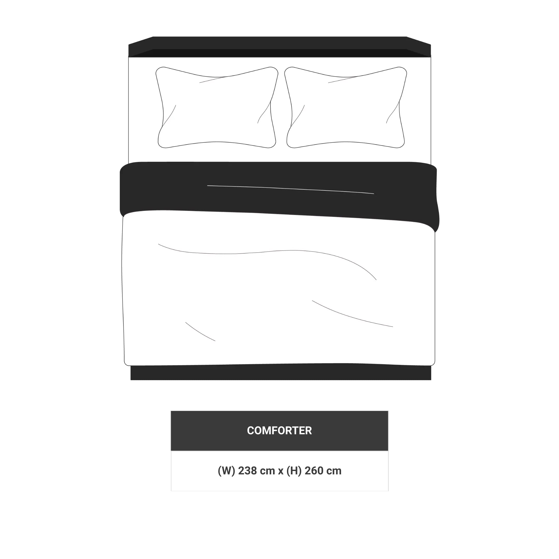 Plumelle | All Season 150 GSM Reversible Comforter - Infinity Blue Infinity Blue / King