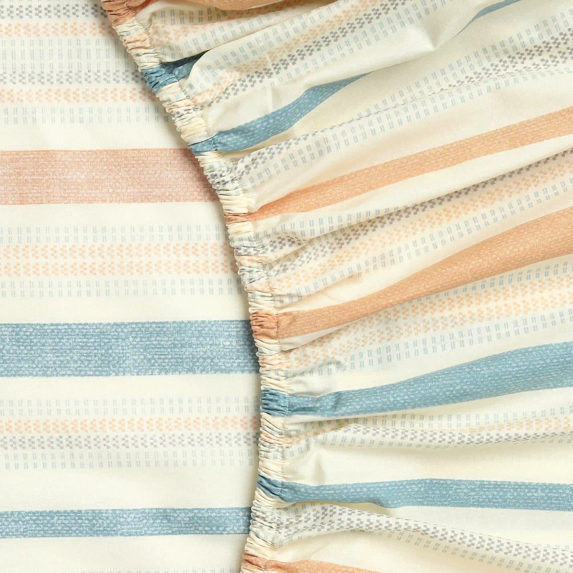 Threadscapes Printed Fitted Sheet Set-Multicolour Multicolour / King
