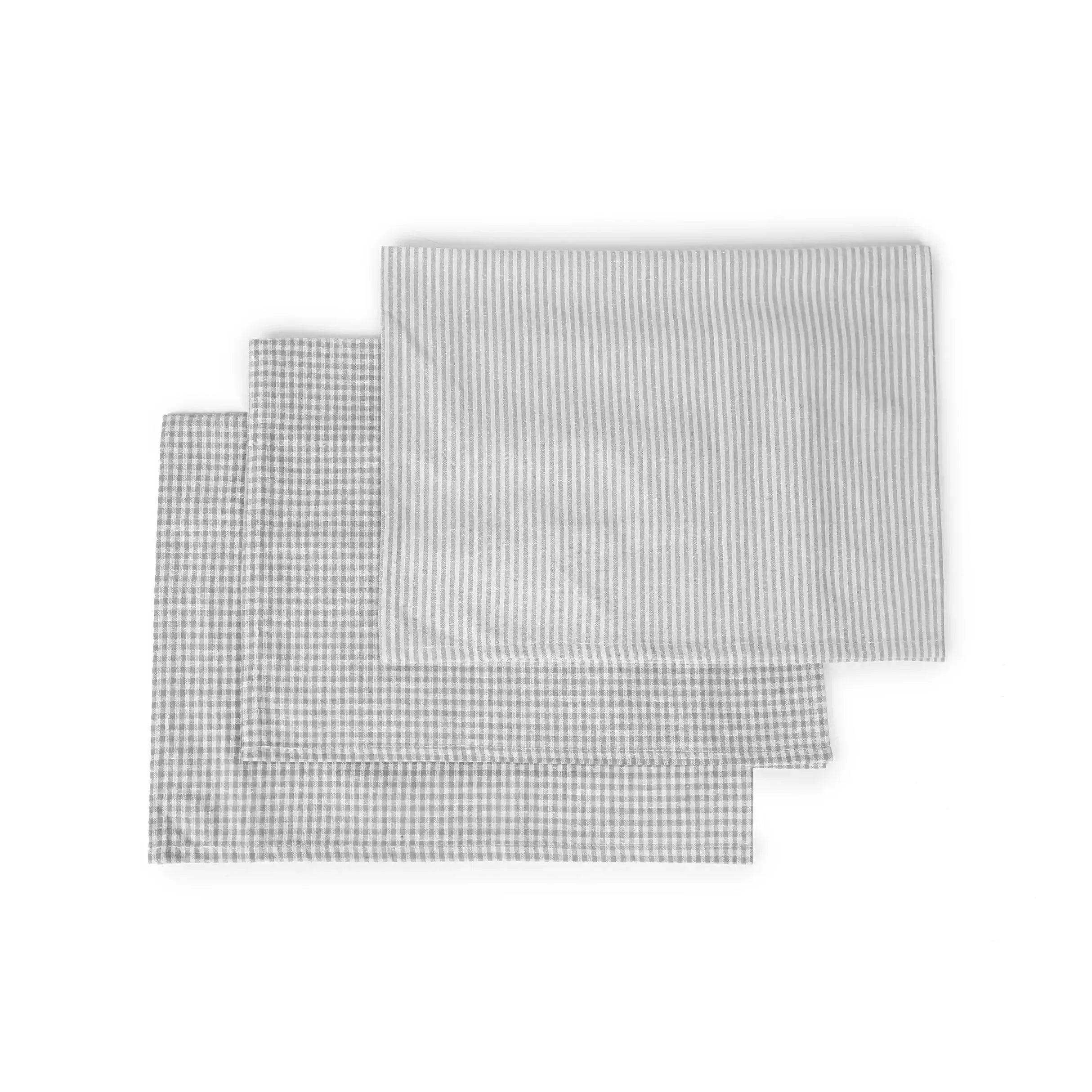 Nonna's Home | Everyday Essentials Kitchen Linen Set | Set of 20 Noble Greys