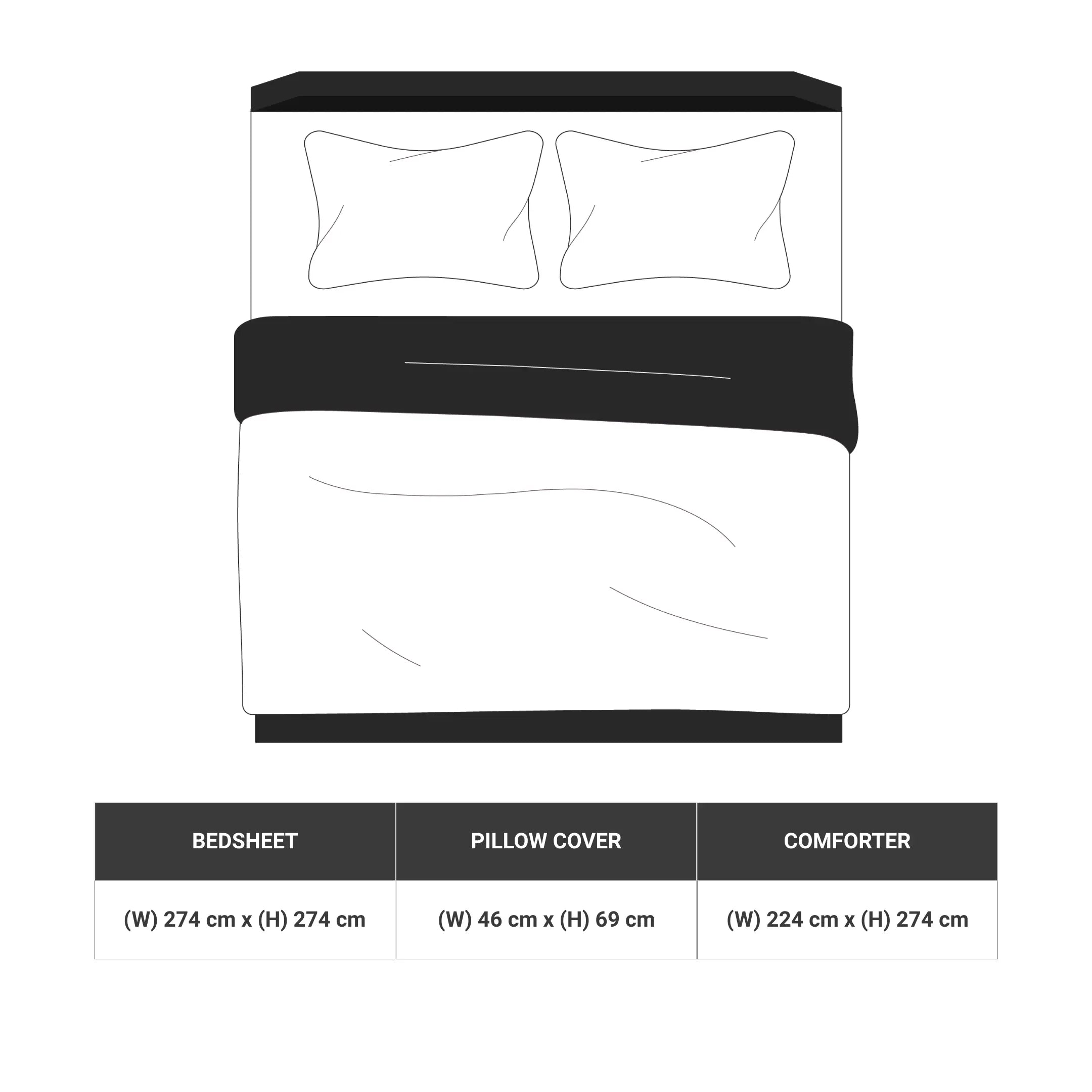 Udyan Tales | Modern Abstract Printed Bedding Set - Set of Bedsheet & Comforter - Neutral Beige Neutral Beige / King