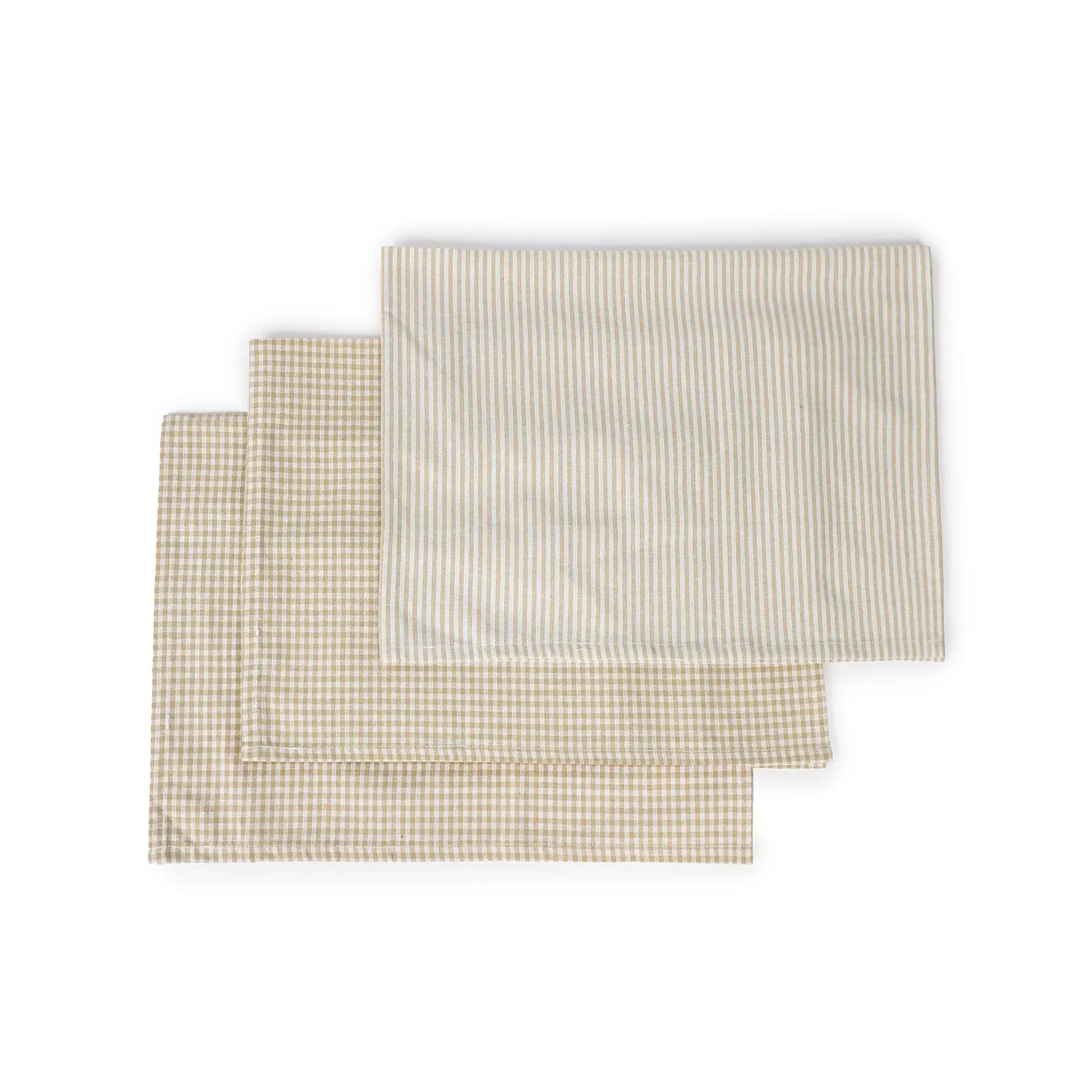 Nonna's Home | Everyday Essentials Kitchen Linen Set | Set of 20 Tan Times