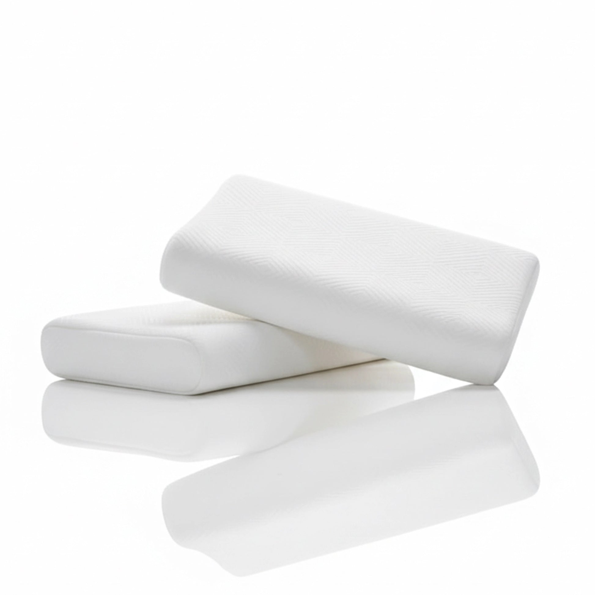 Flexi Contour | Contoured Memory Foam Pillow | Set of 2 White