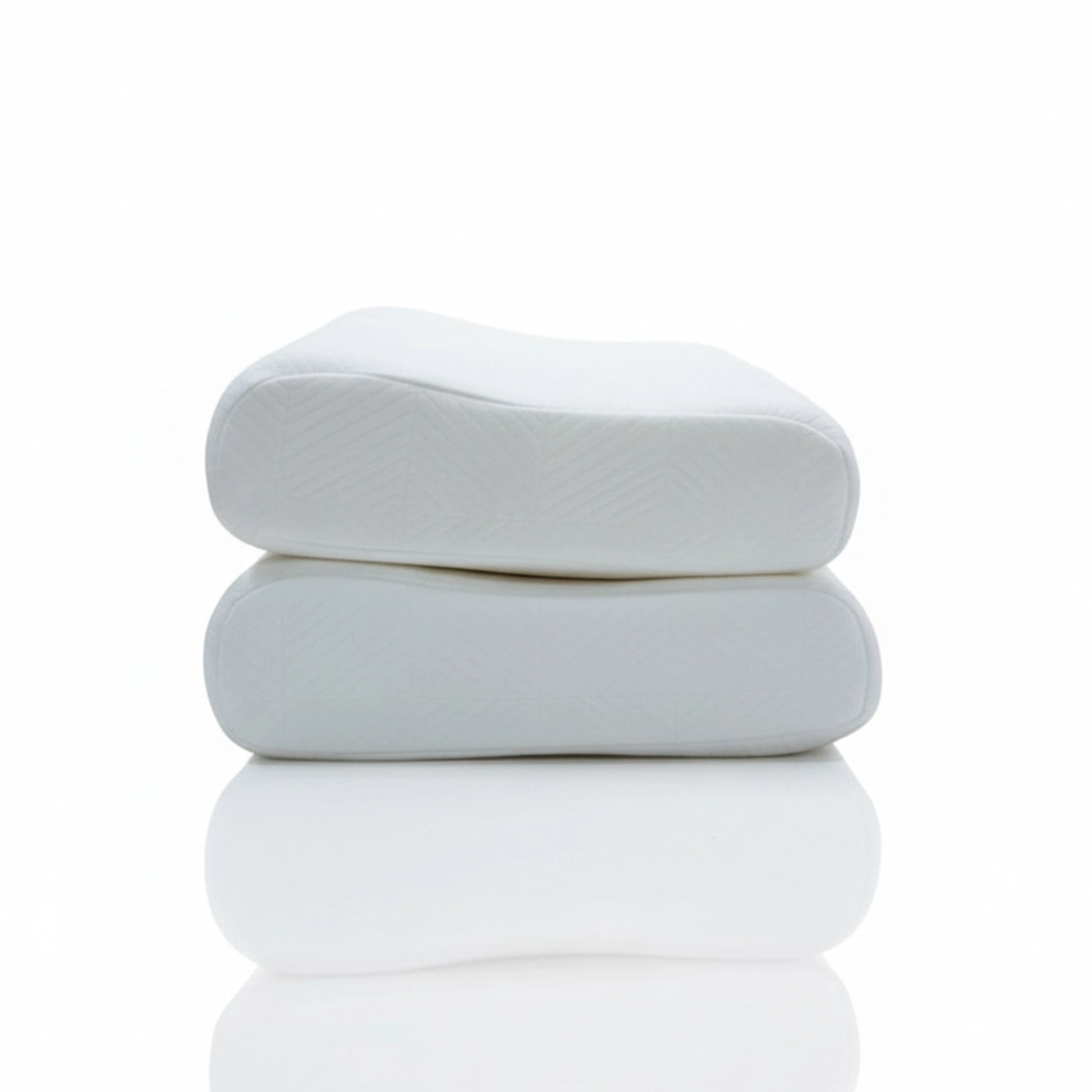 Flexi Contour | Contoured Memory Foam Pillow | Set of 2 White