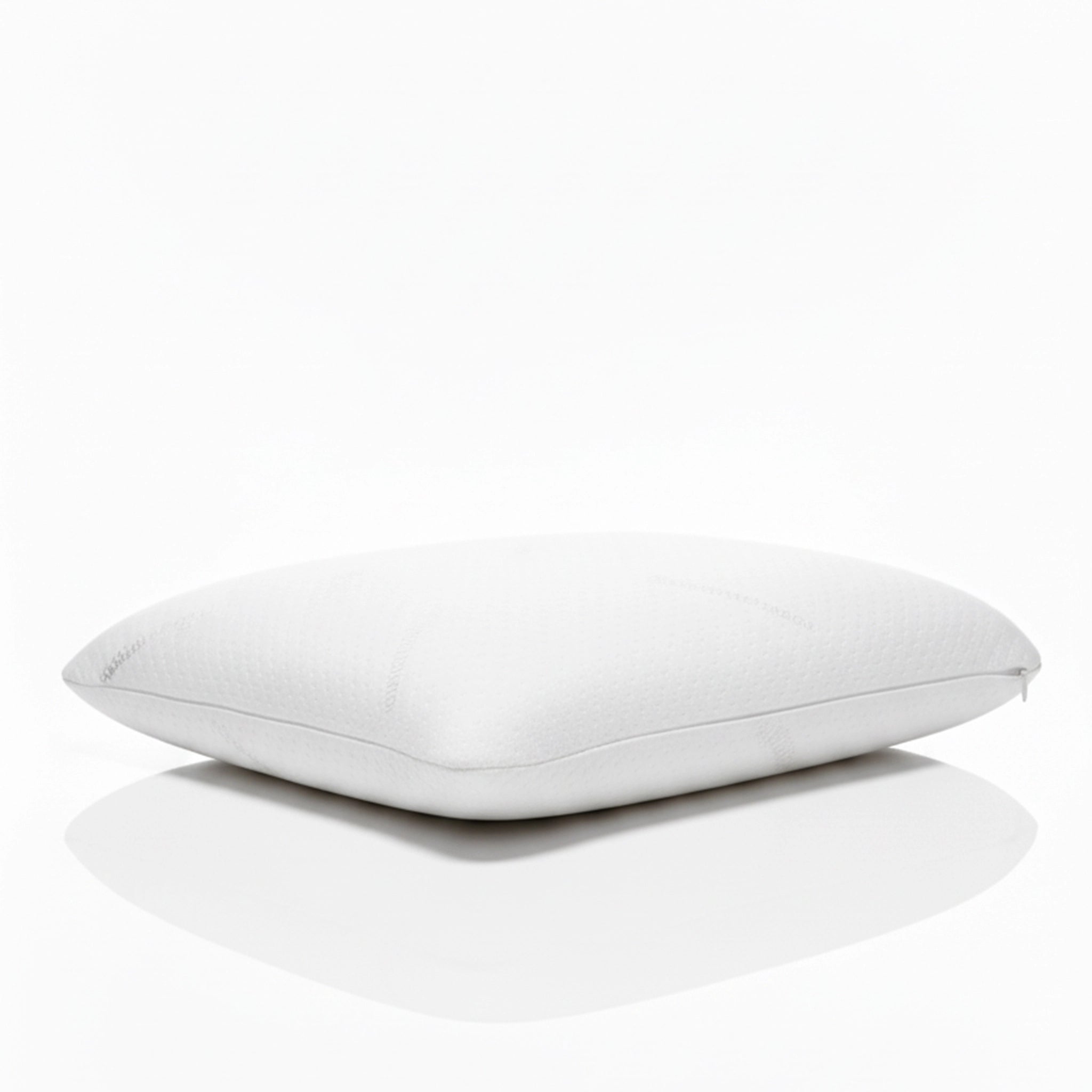 Bamboo Hush | Slim Memory Foam Pillow with Bamboo Fabric Cover White