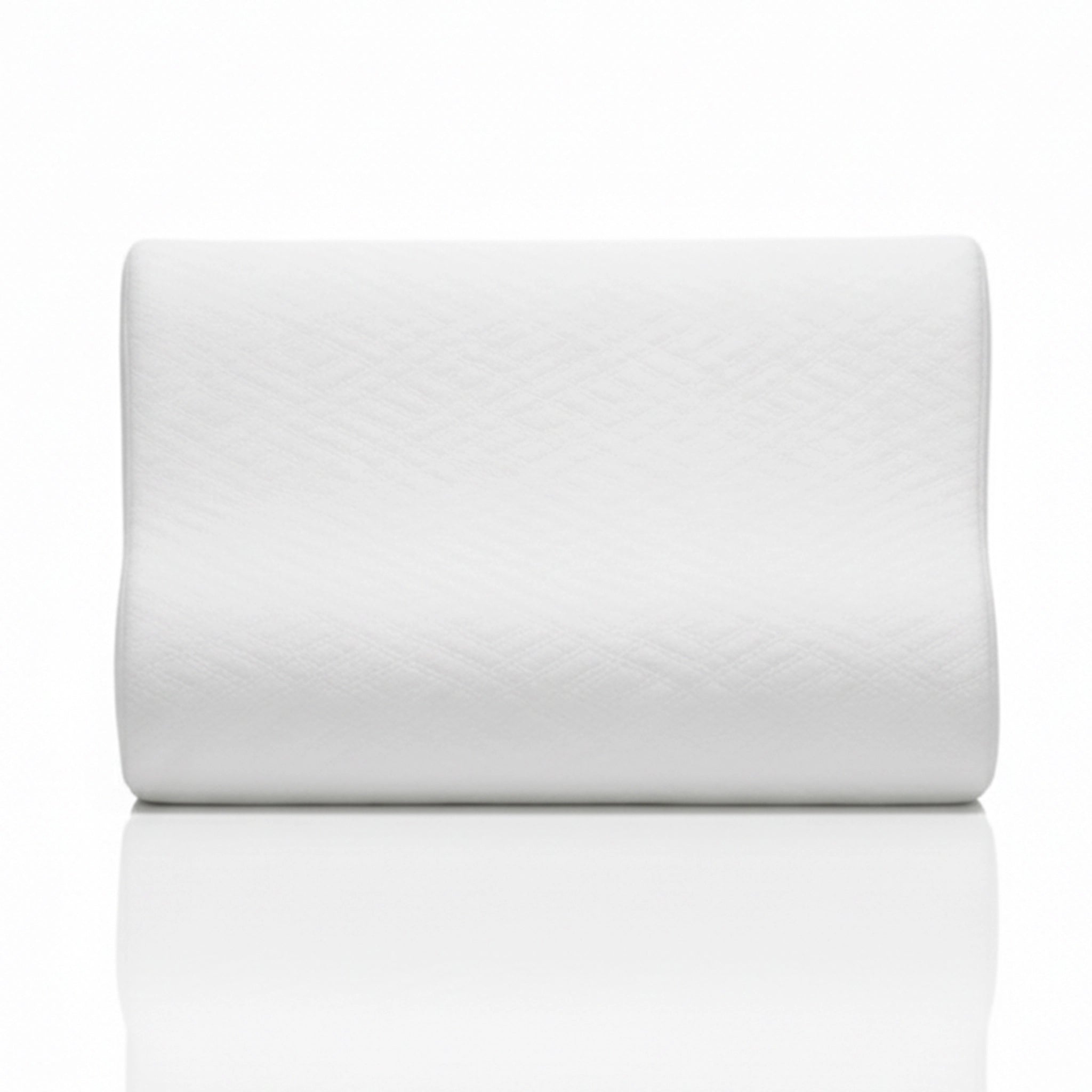 Aloe Contour | Ergonomic Memory Foam Pillow with Aloe Treatment White