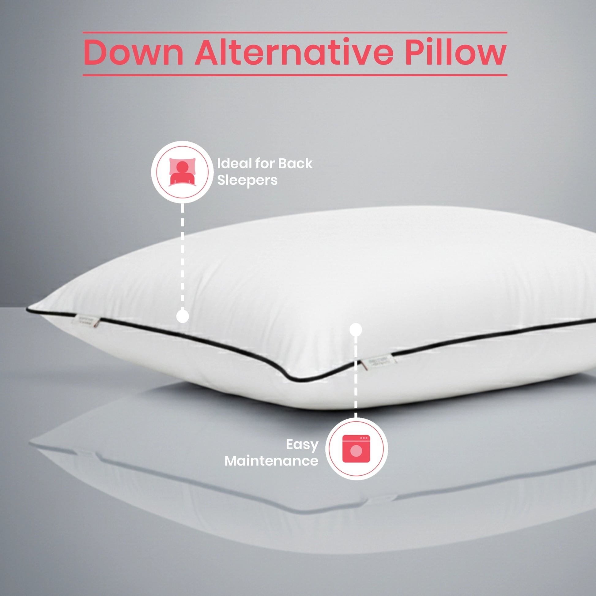 Dandelion Fluff | Premium Down Alternative Pillow White