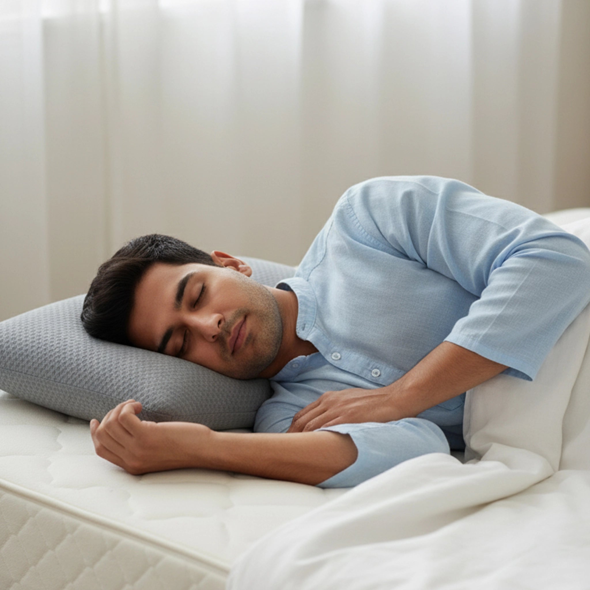 Cloud Lite | Ultra Slim Memory Foam Pillow Grey