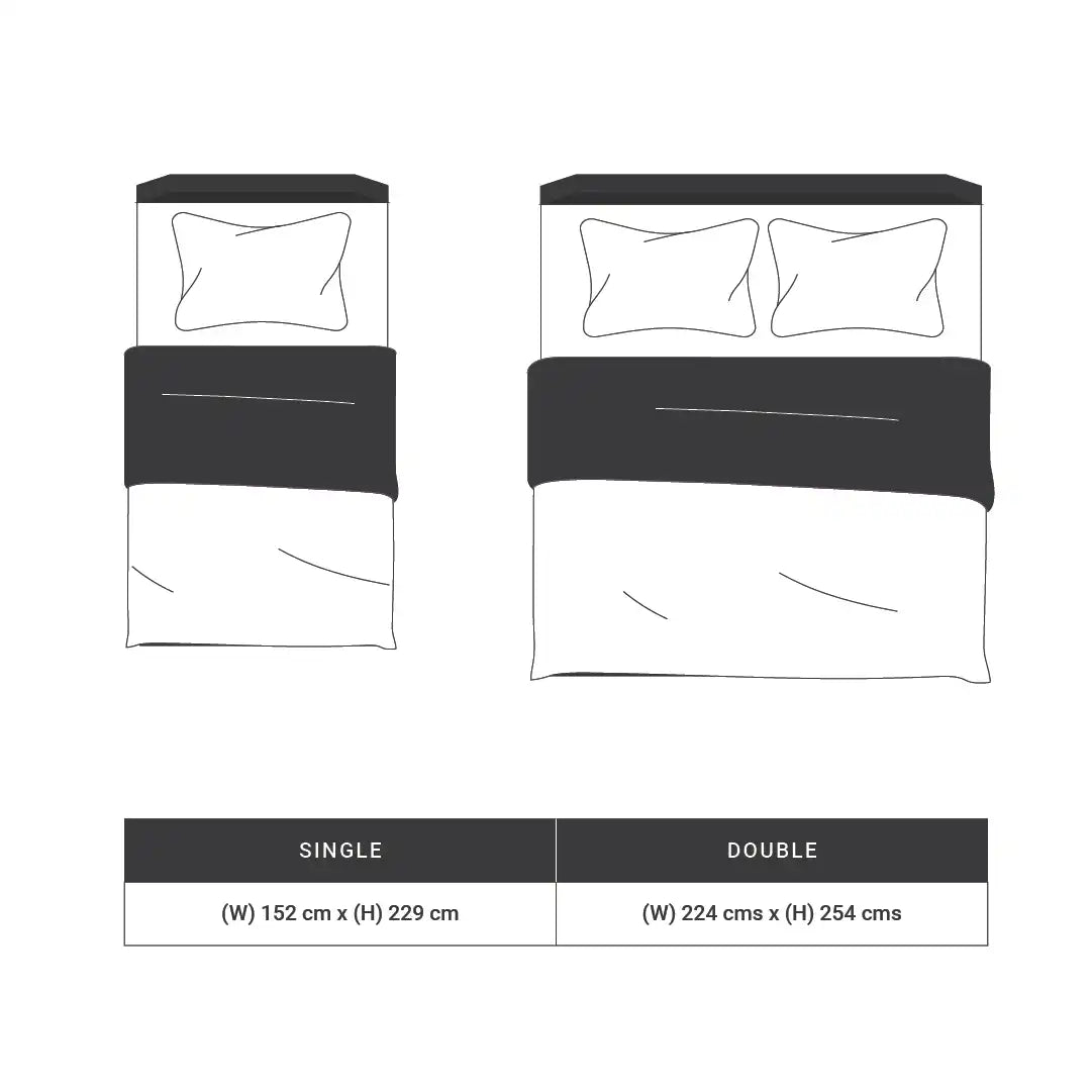 Chippa Lane | Contemporary Indian Print Design 120GSM Reversible Comforter